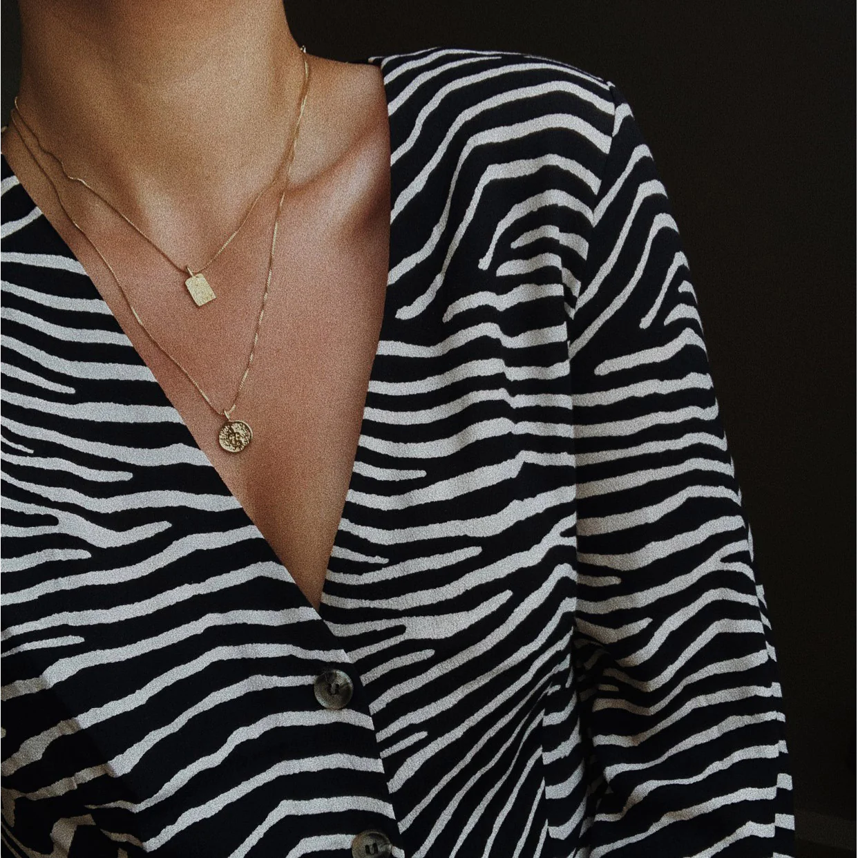 VALKYRIA coin necklace 2-in-1-set gold-plated - Image 3