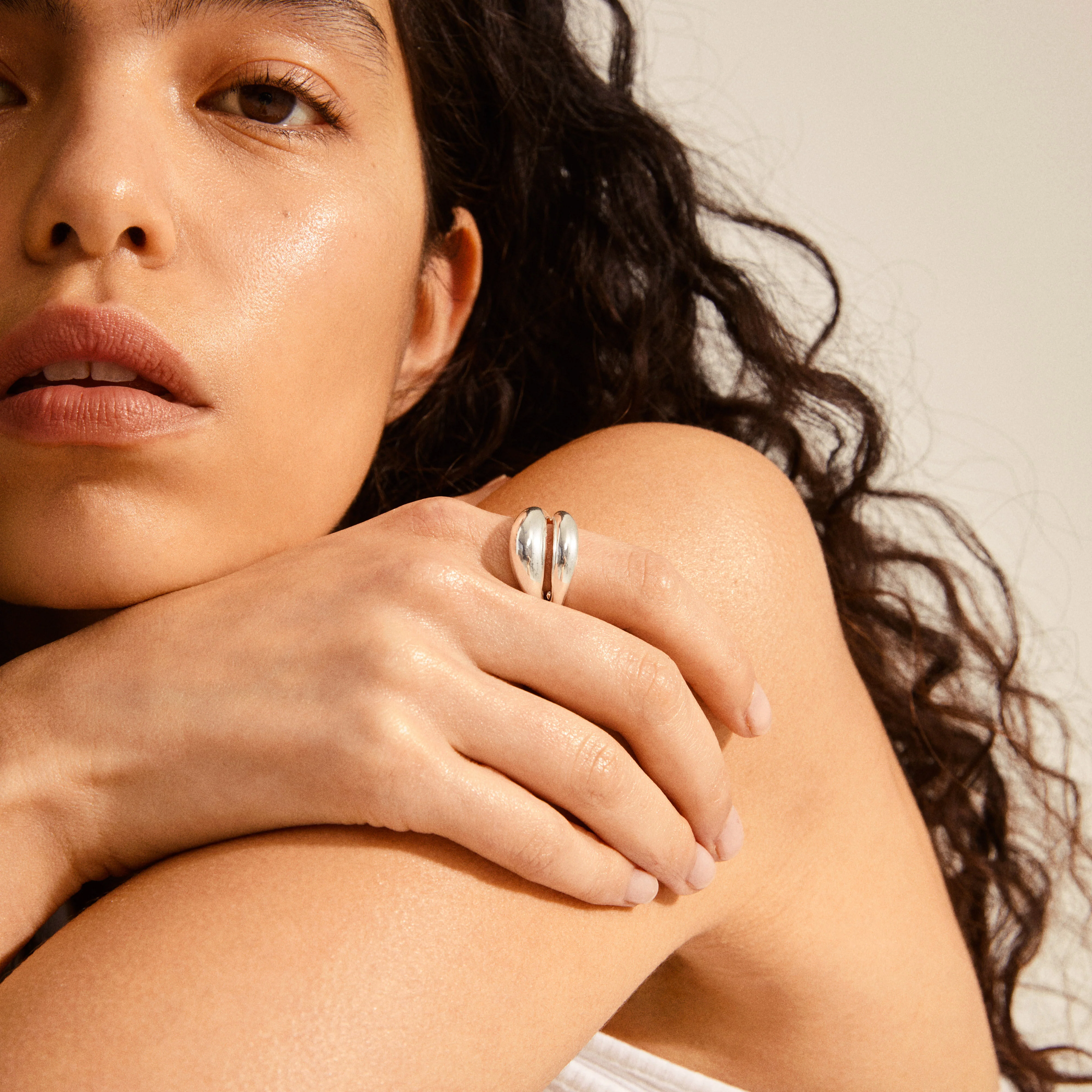 RECONNECT chunky statement ring silver-plated - Image 2