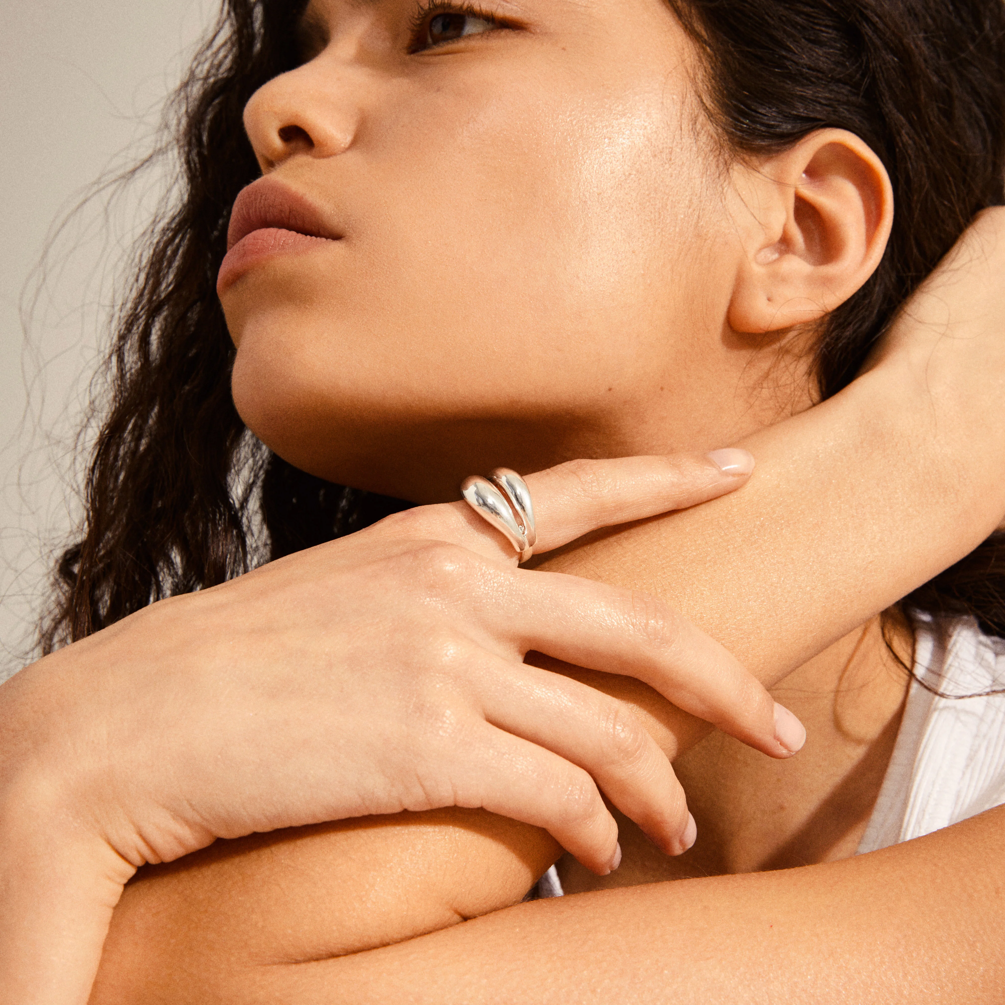 RECONNECT chunky statement ring silver-plated - Image 3