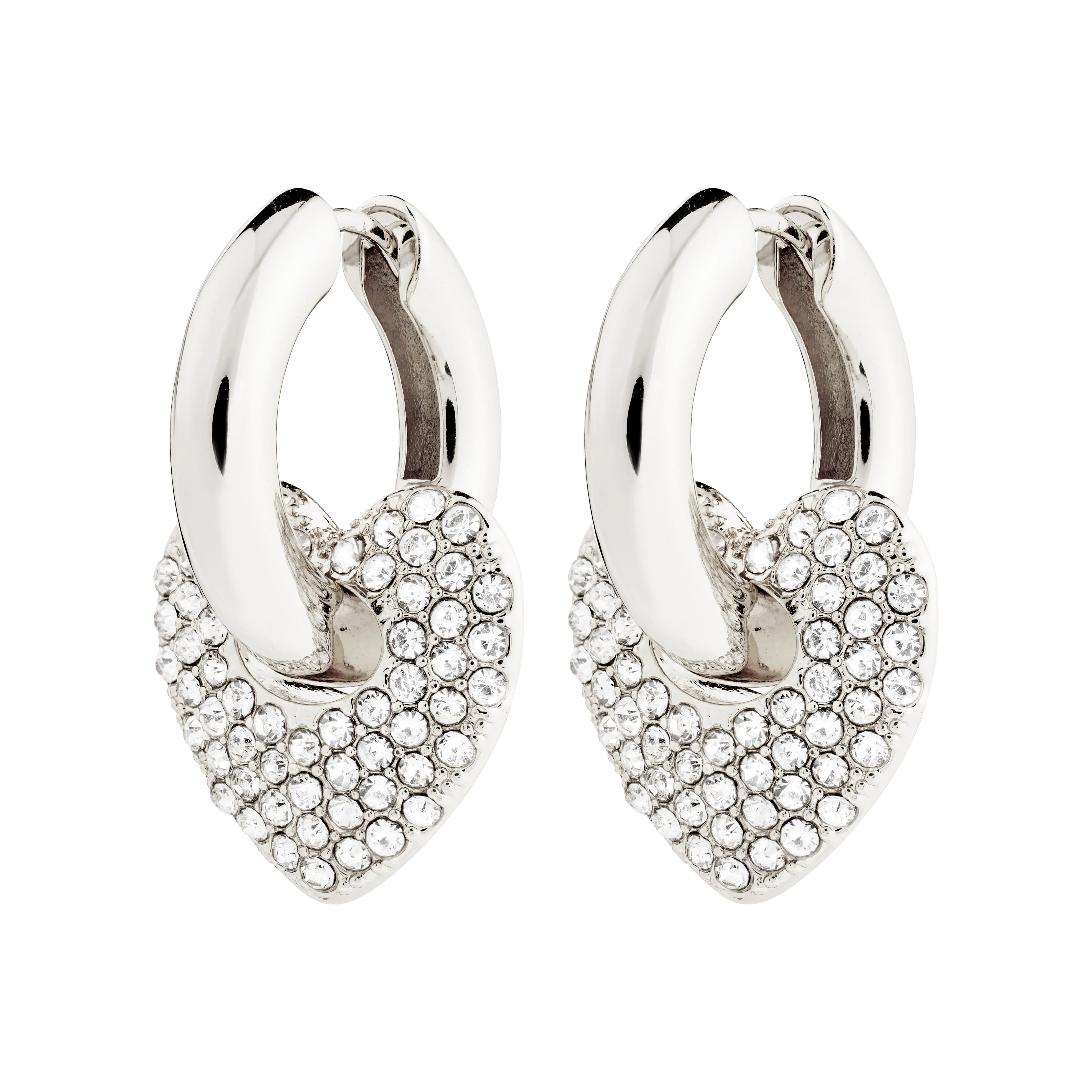 DUNE crystal earrings silver-plated