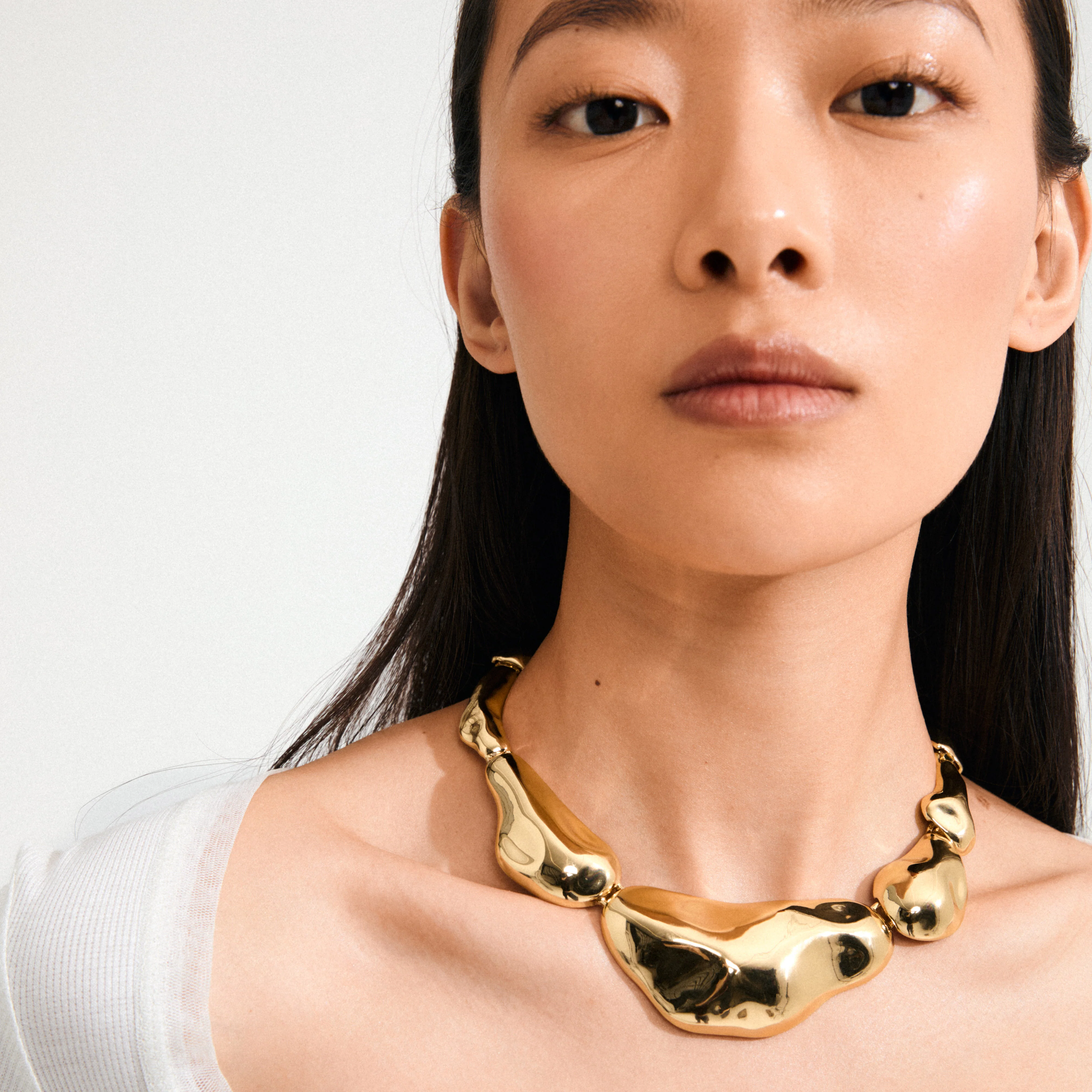 FREE statement necklace gold-plated - Image 3