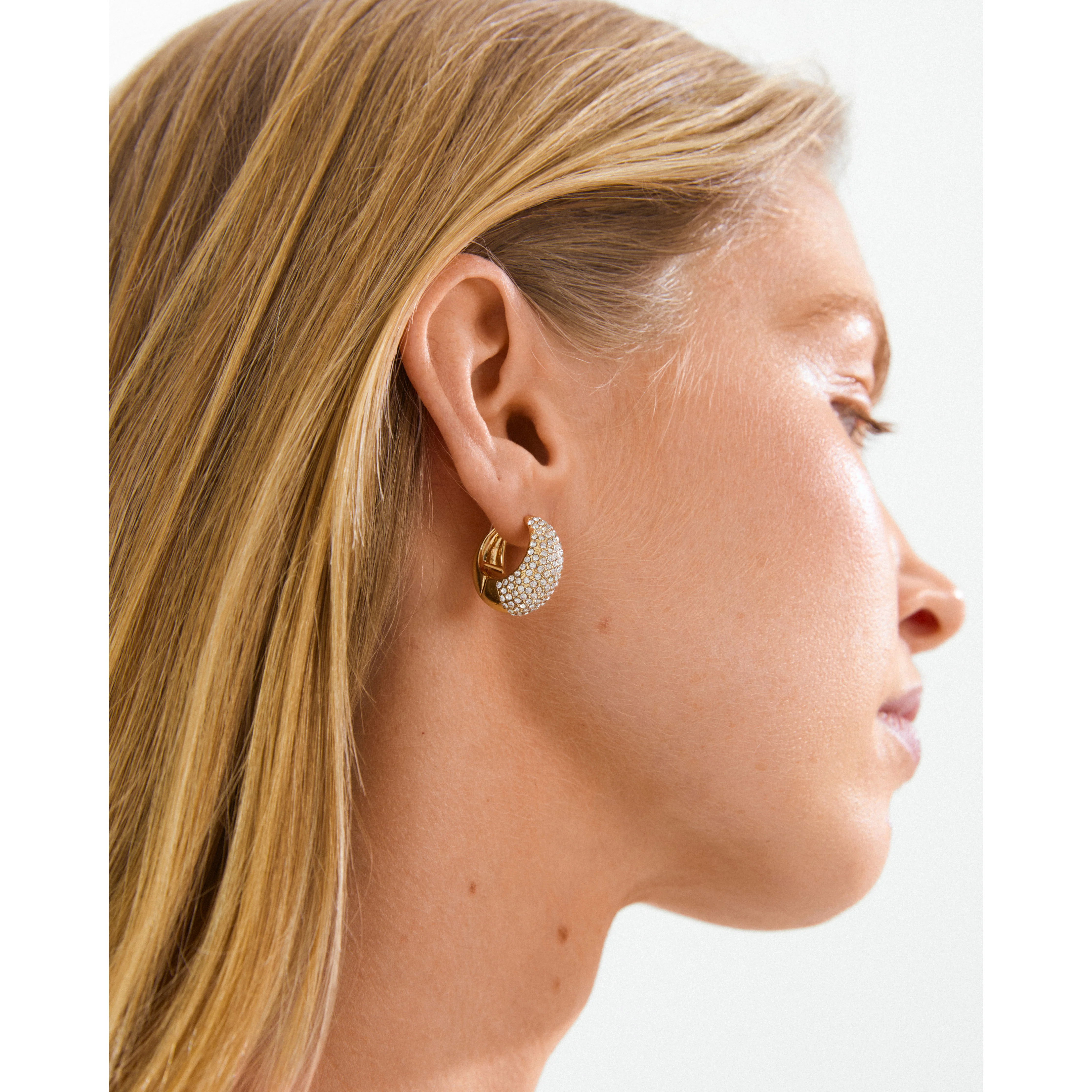FOCUS crystal earrings gold-plated - Image 3