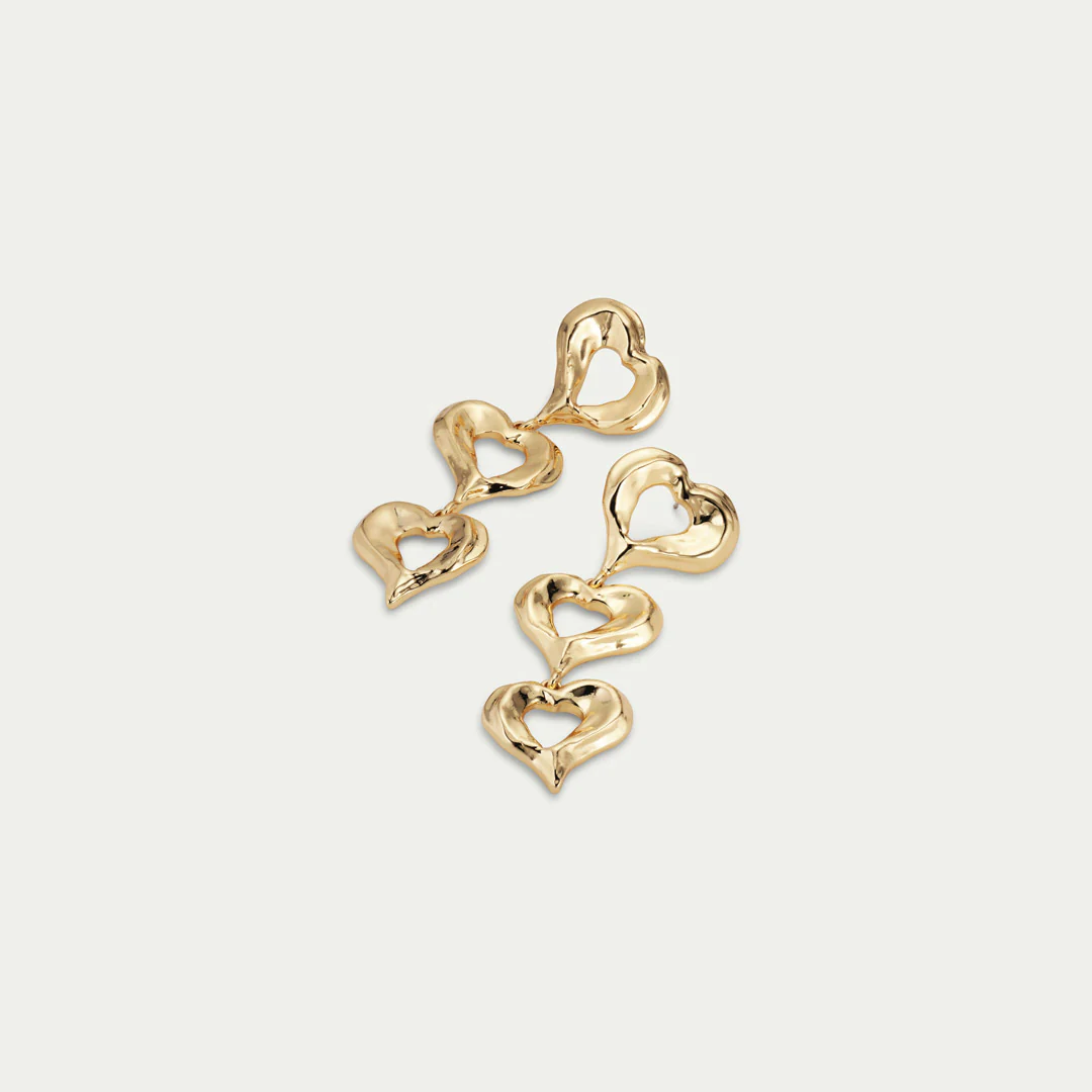 TIDE earrings gold-plated - Image 2