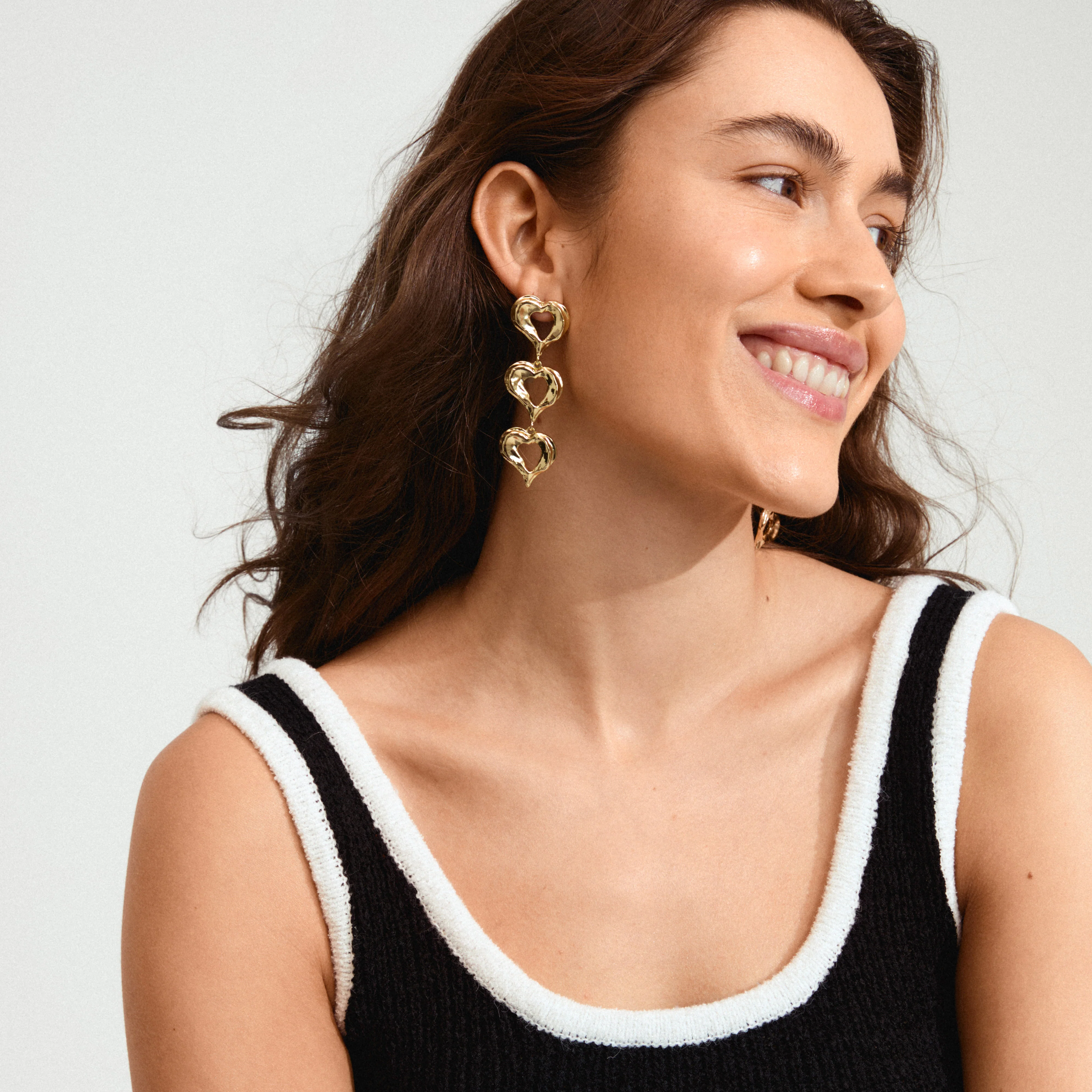 TIDE earrings gold-plated - Image 3