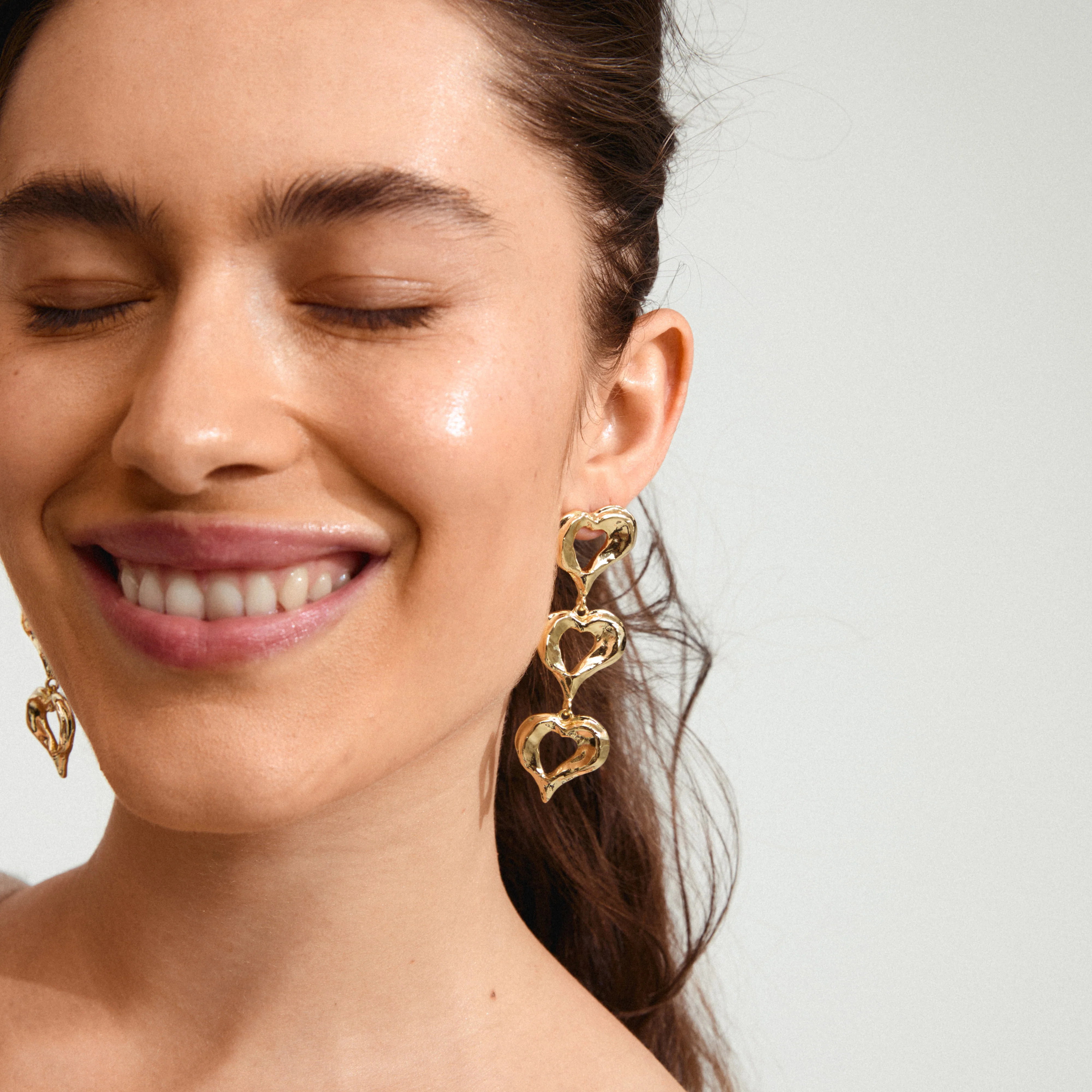 TIDE earrings gold-plated - Image 4