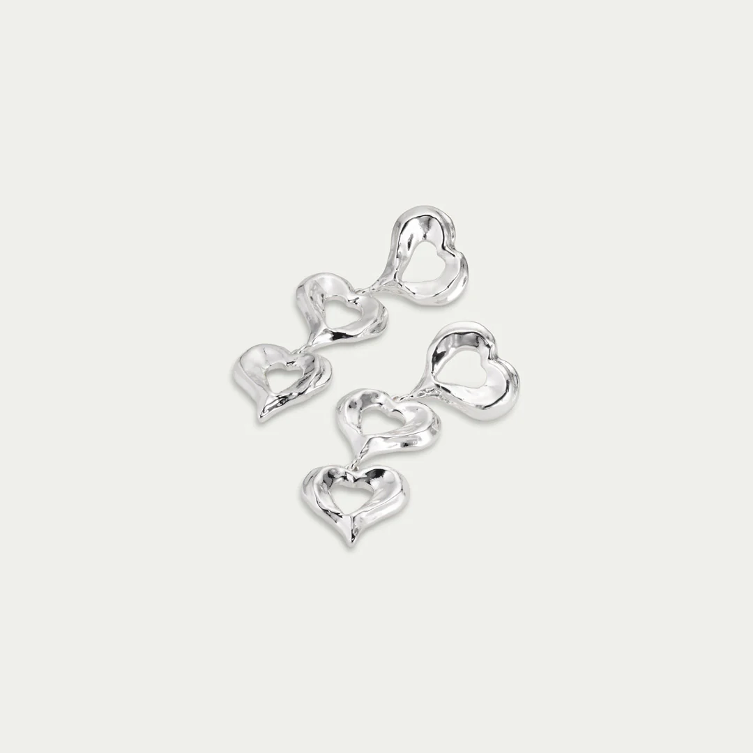 TIDE earrings silver-plated - Image 2