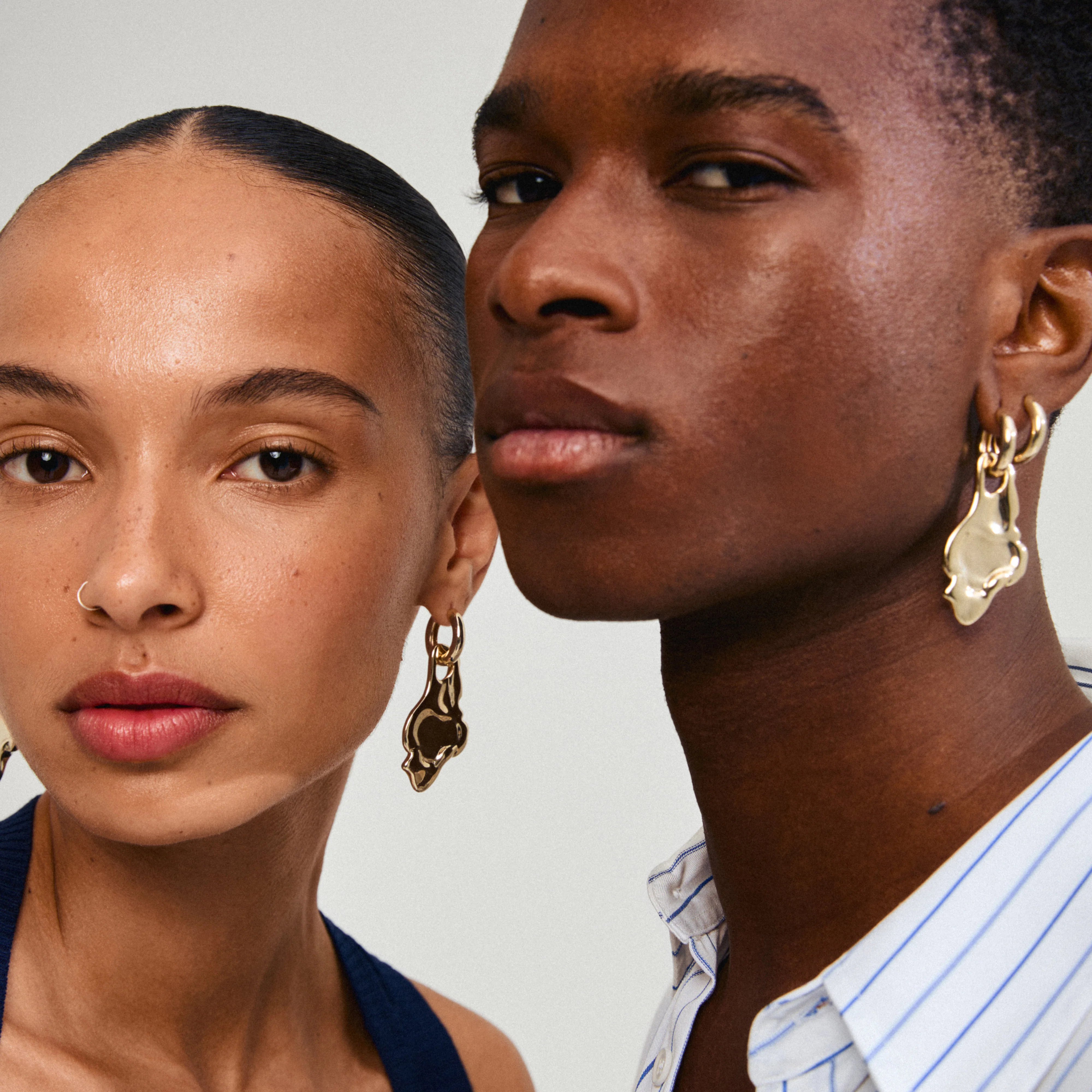 STARLIGHT earrings gold-plated - Image 4