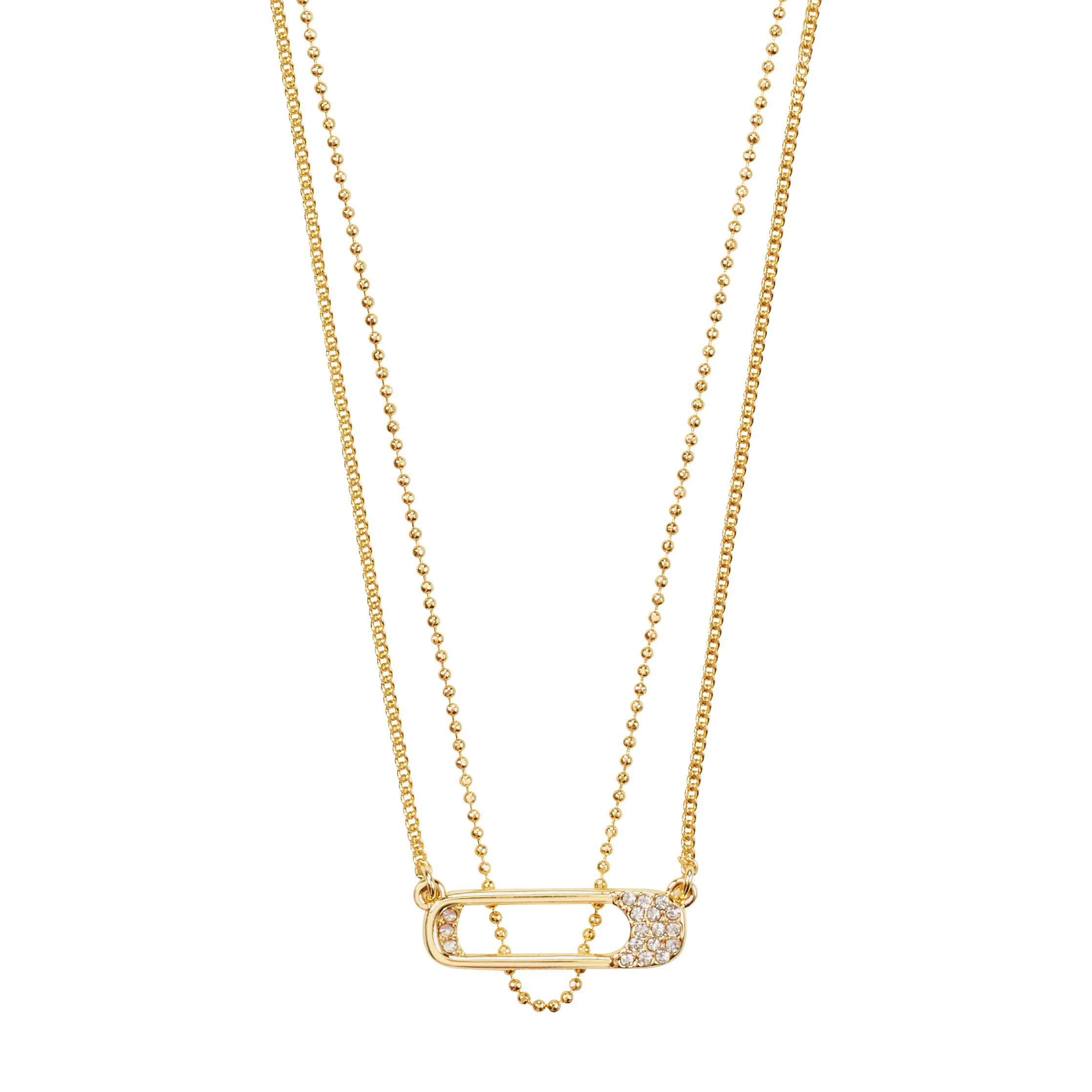 INSTANT necklace, 2-in-1 set, gold-plated