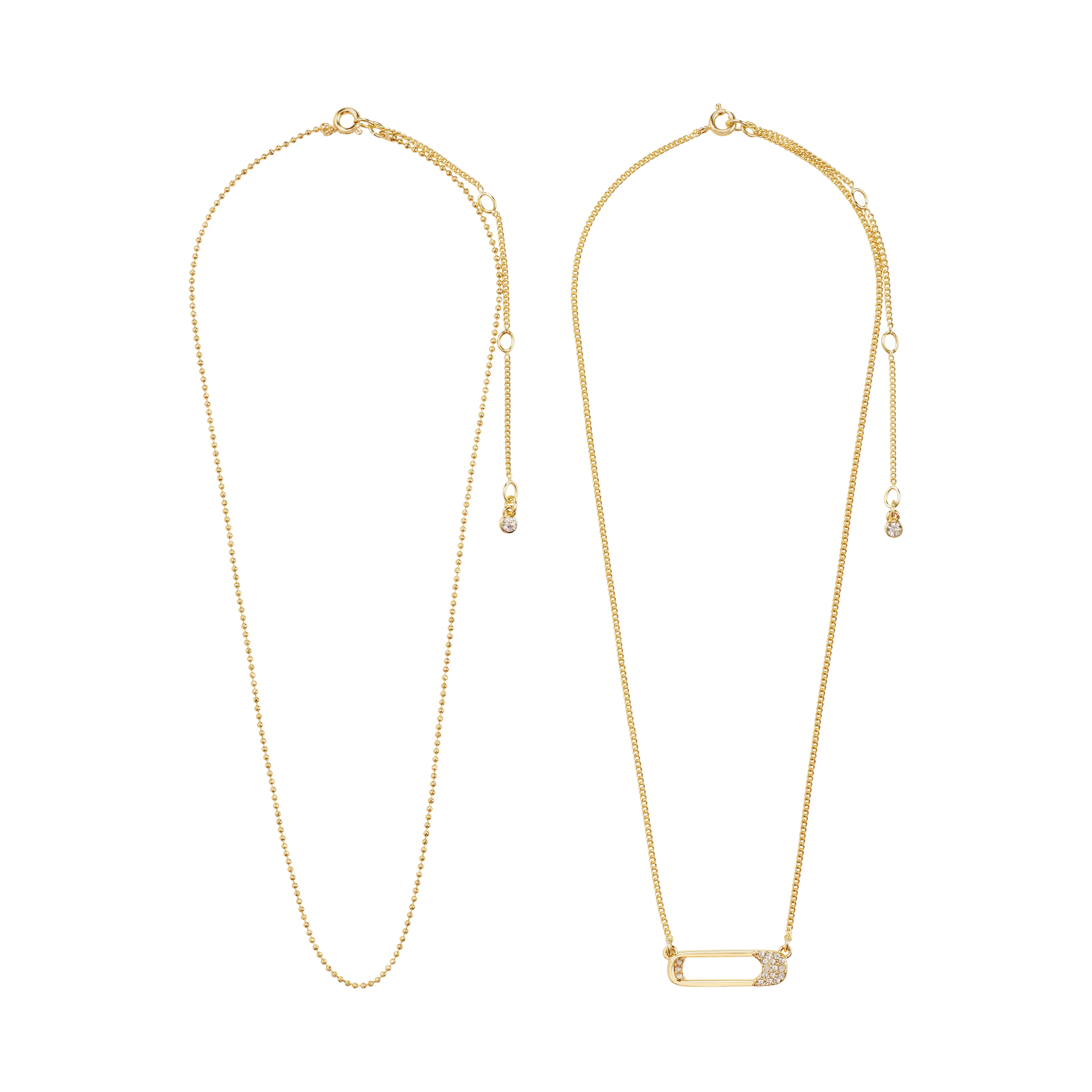 INSTANT necklace, 2-in-1 set, gold-plated - Image 5