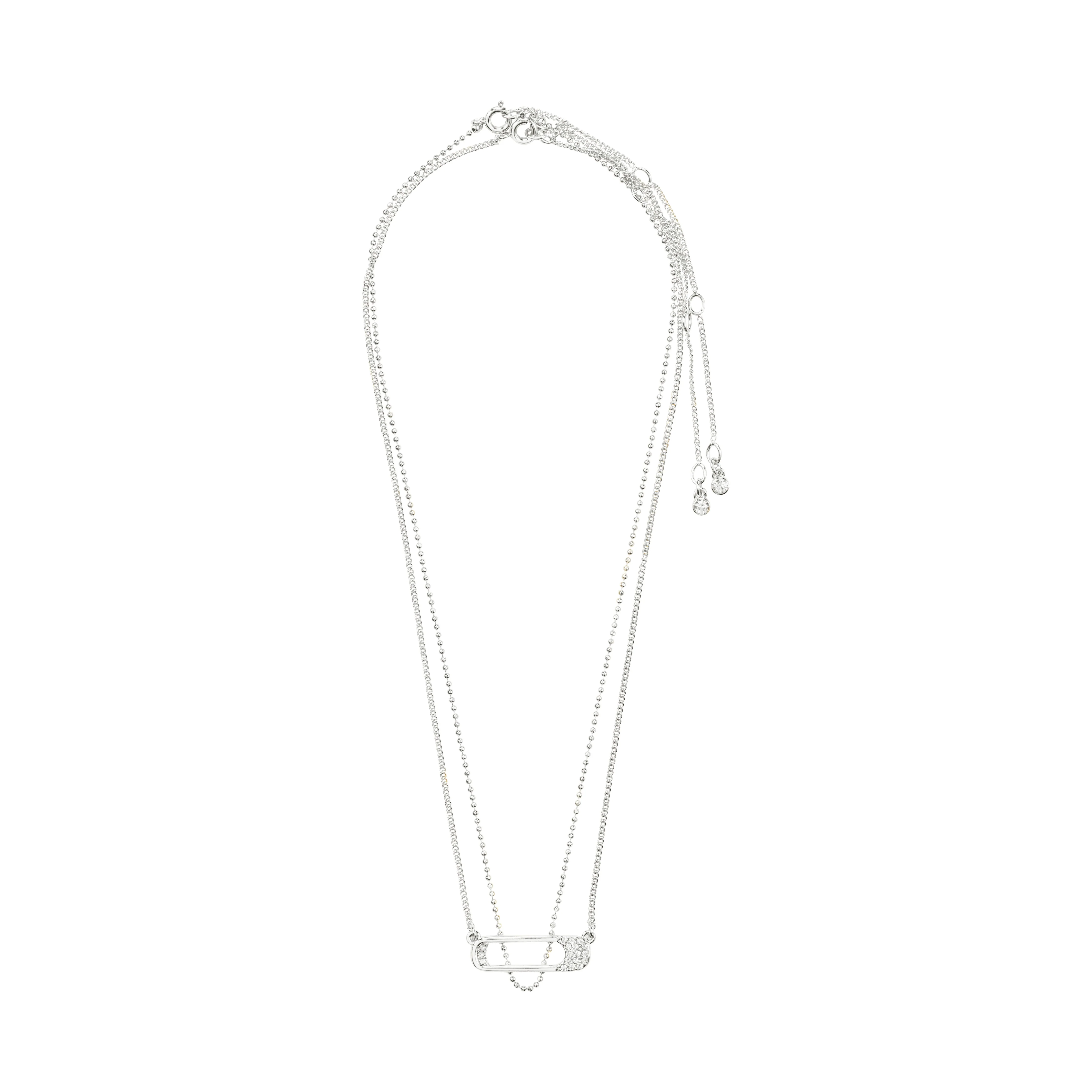 INSTANT necklace, 2-in-1 set, silver-plated - Image 4