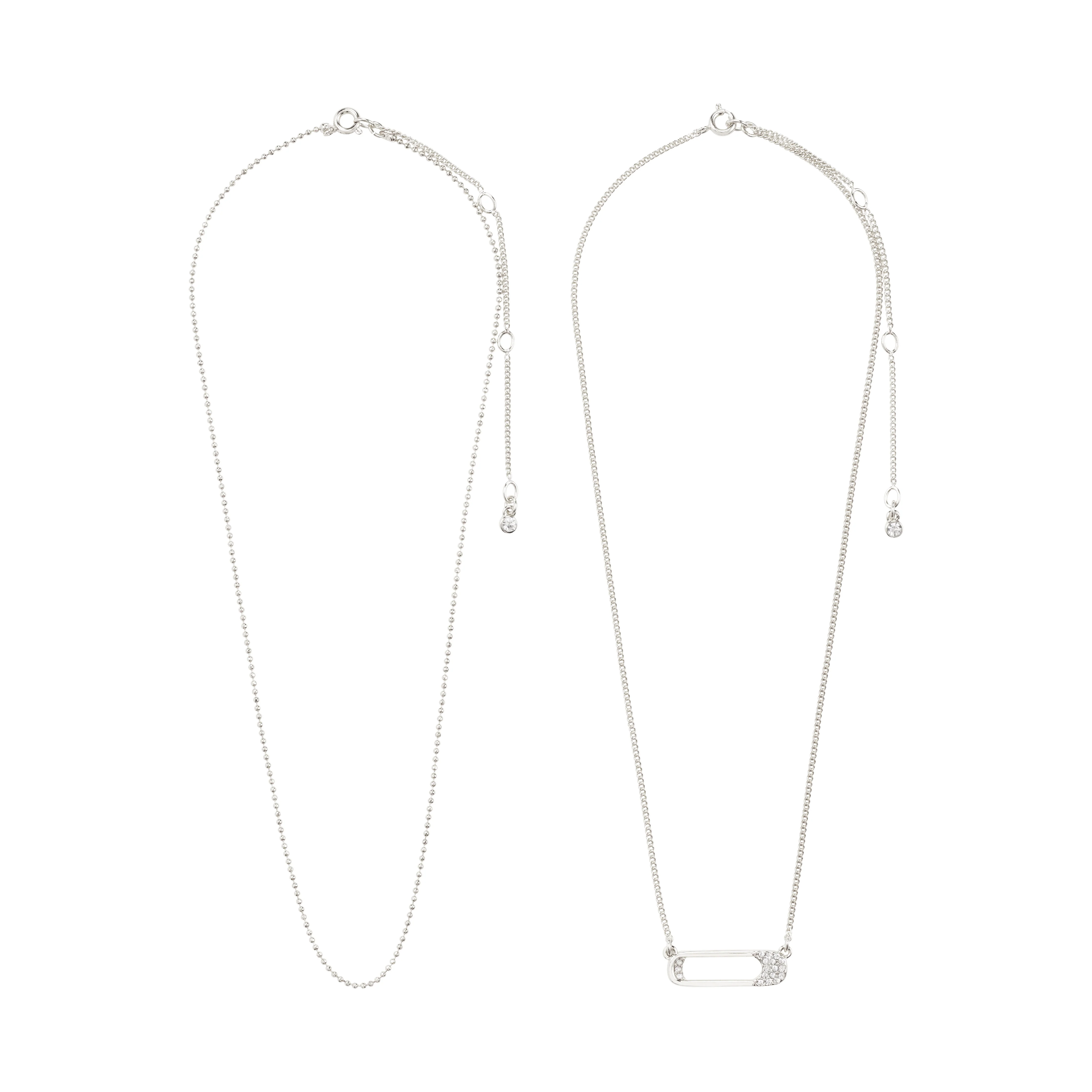 INSTANT necklace, 2-in-1 set, silver-plated - Image 5