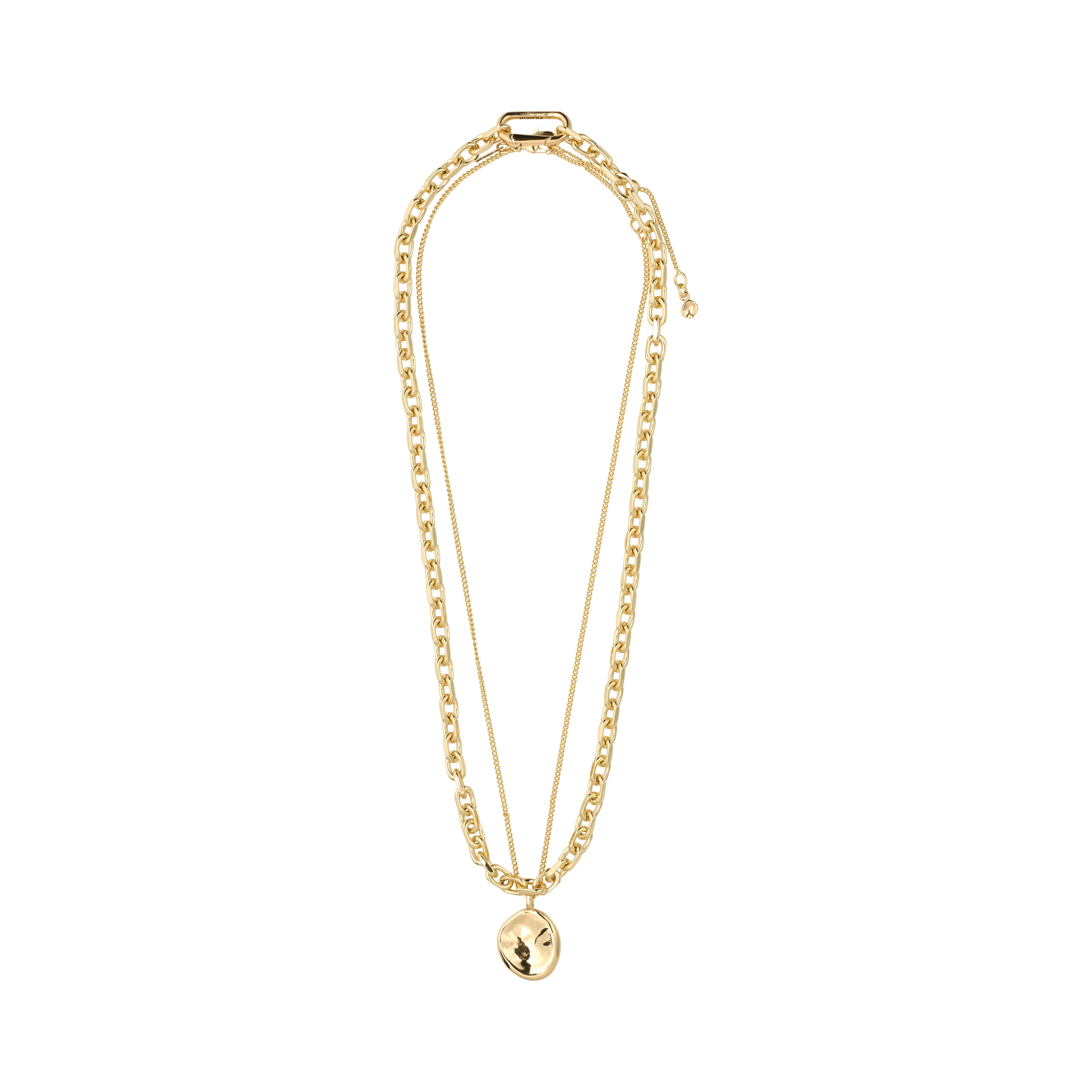 SPARKLE necklace 2-in-1 set, gold-plated - Image 4