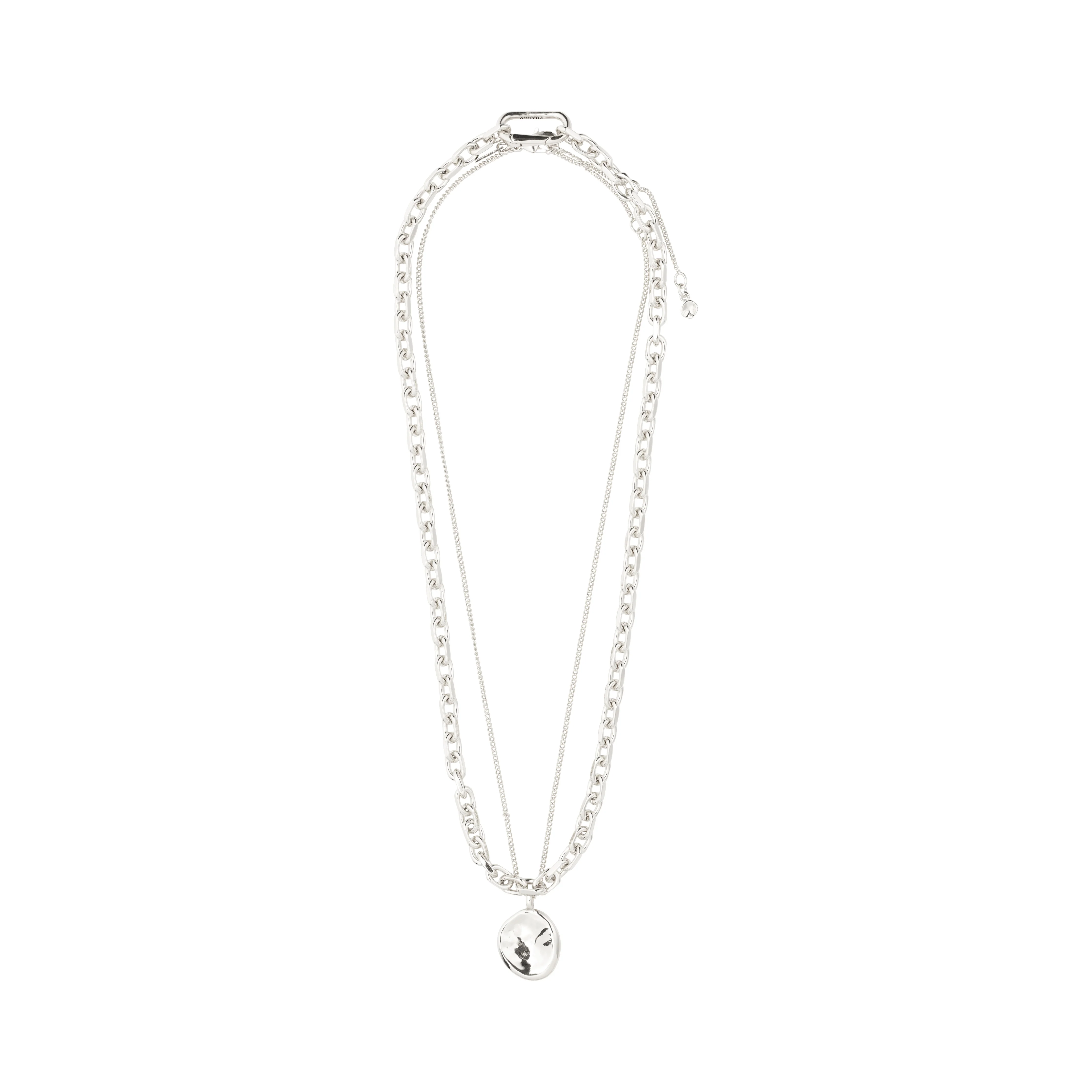 SPARKLE necklace 2-in-1 set, silver-plated - Image 4