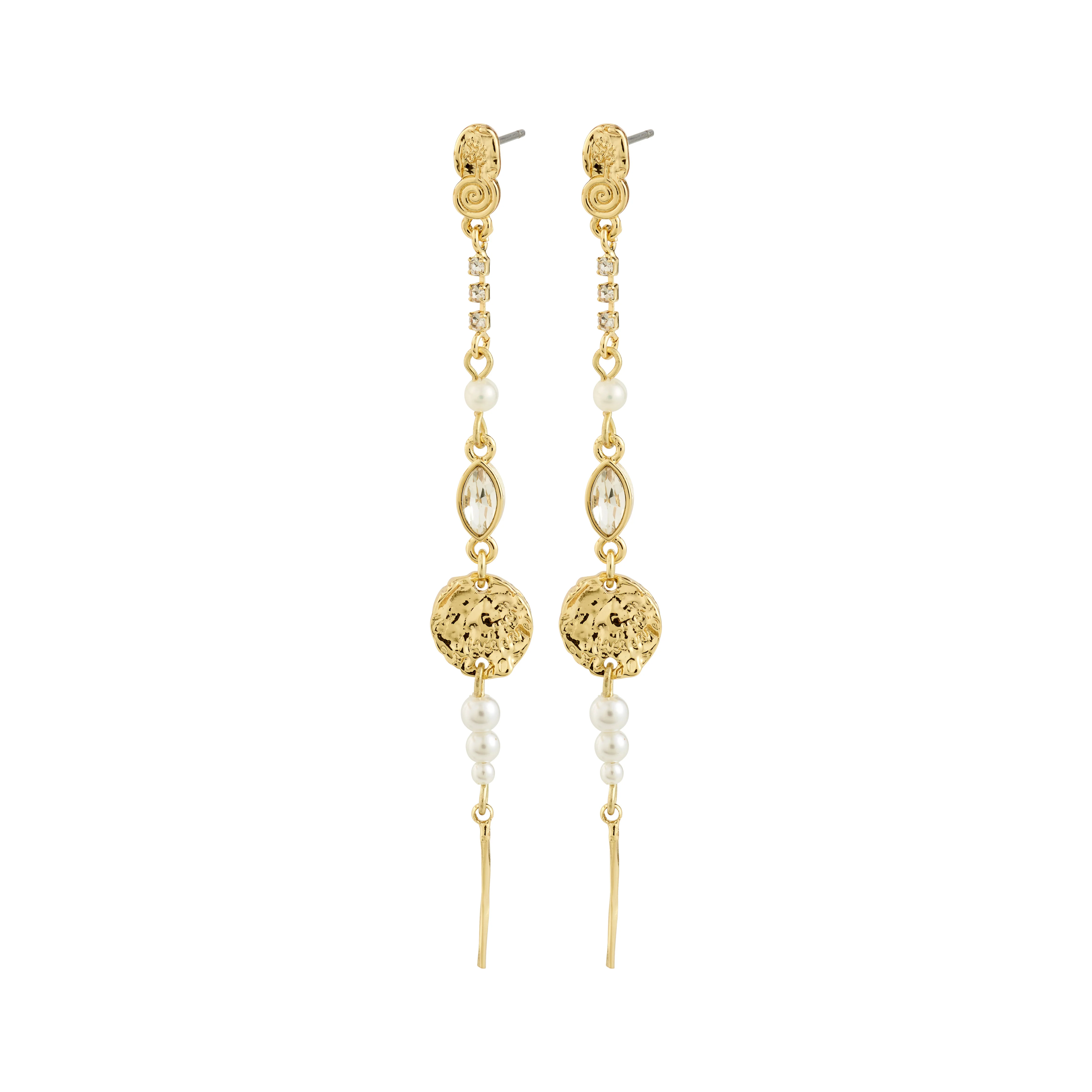 FIRE earrings gold-plated