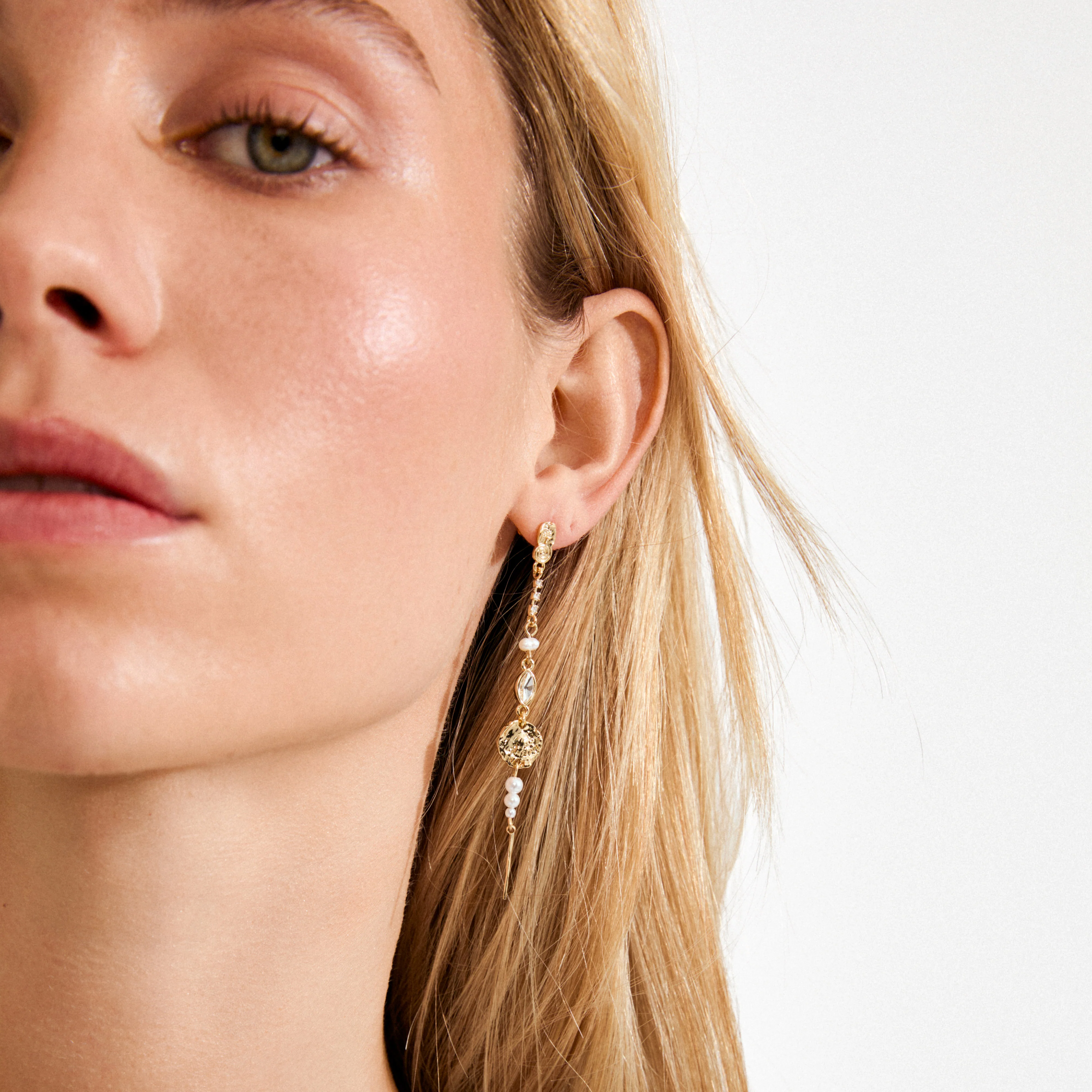 FIRE earrings gold-plated - Image 3