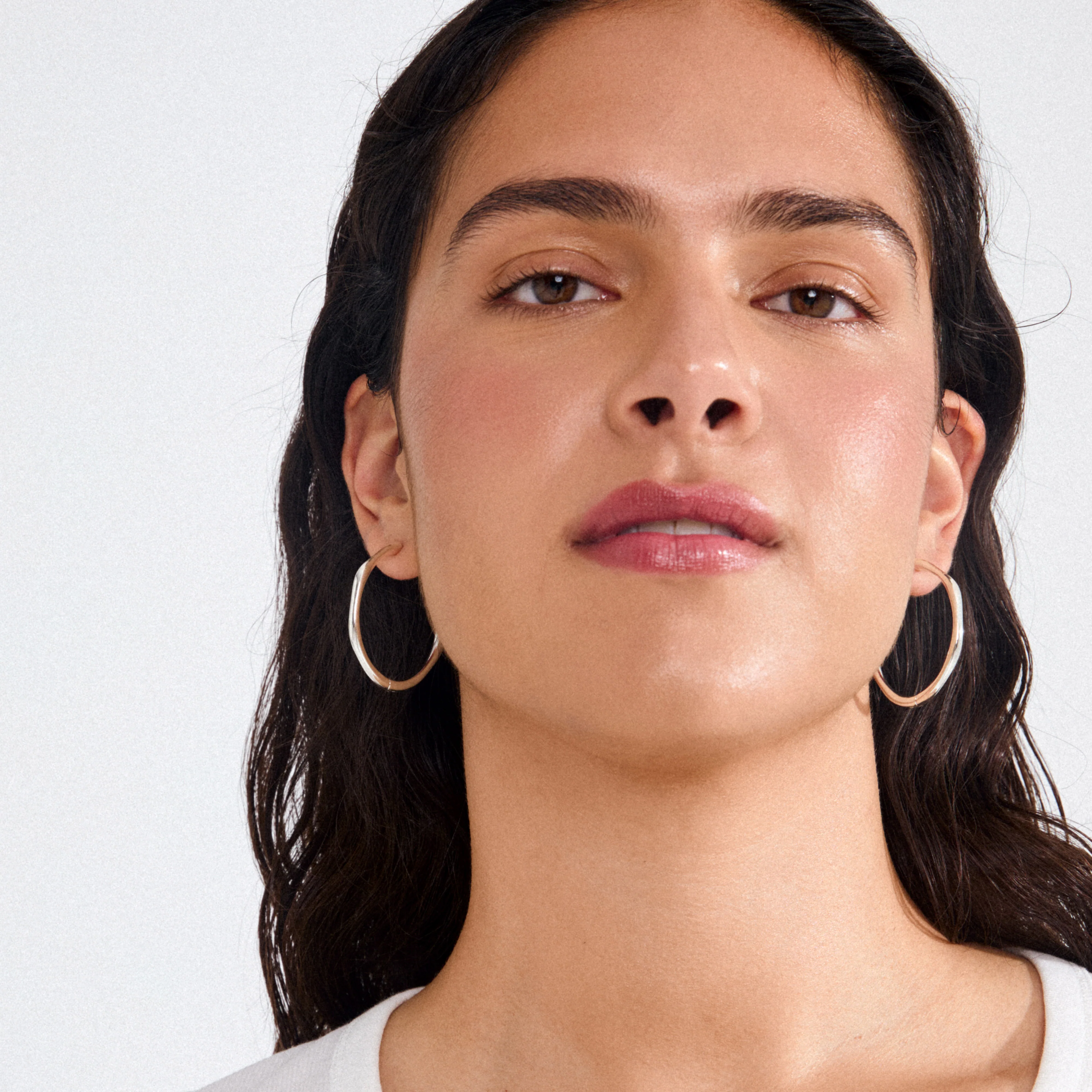 HAZE hoop earrings silver-plated - Image 2