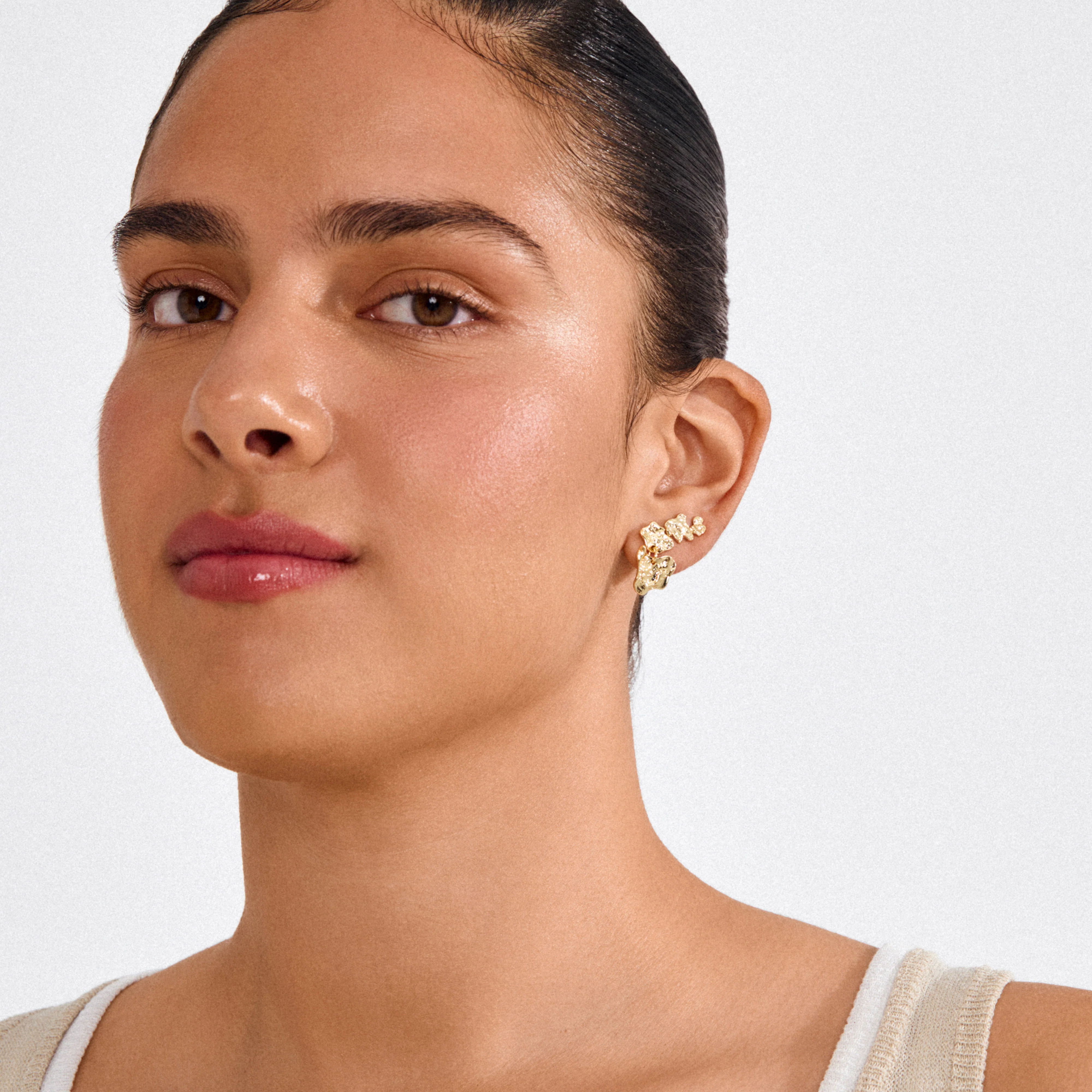 HORIZON earrings gold plated - Image 2
