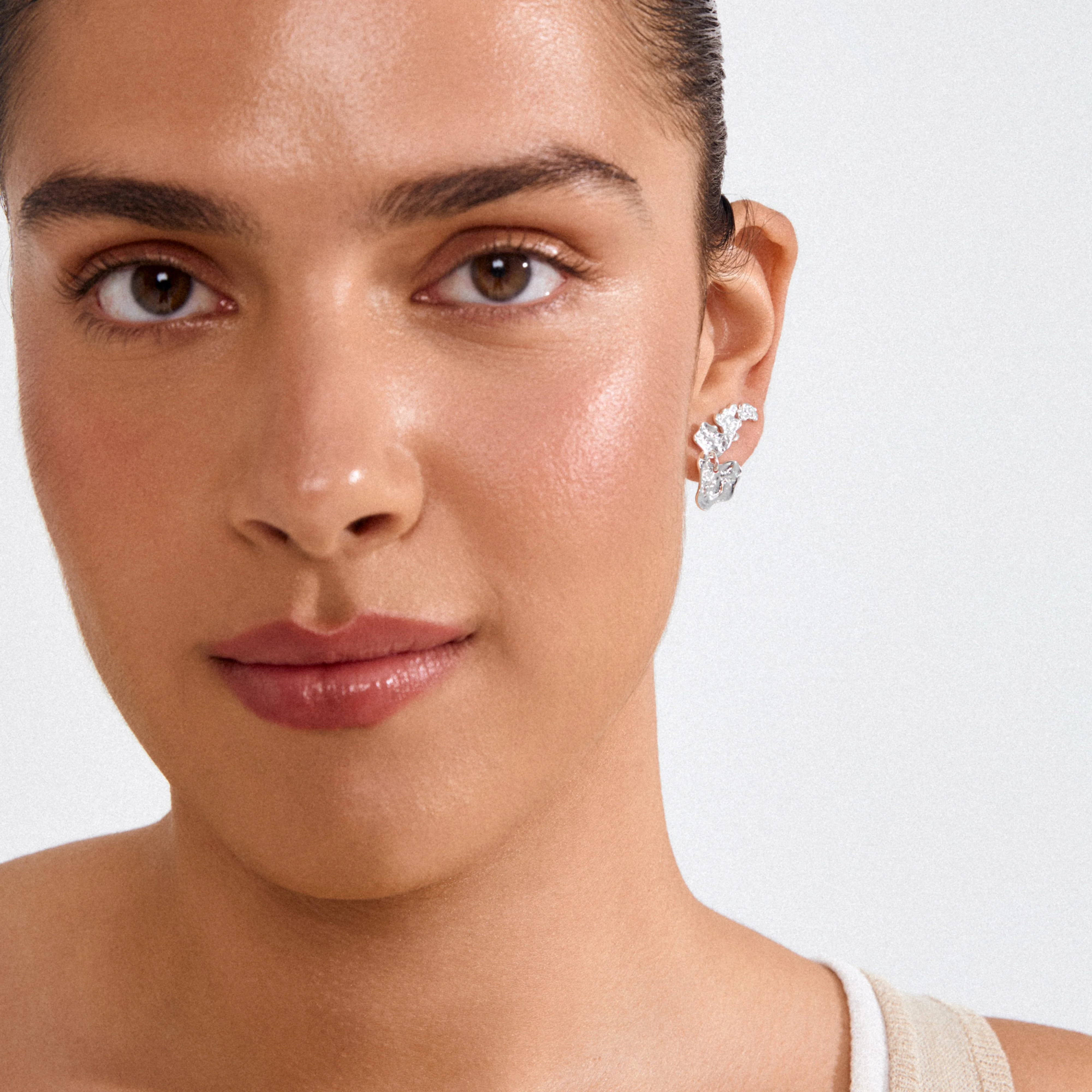 HORIZON earrings silver plated - Image 2