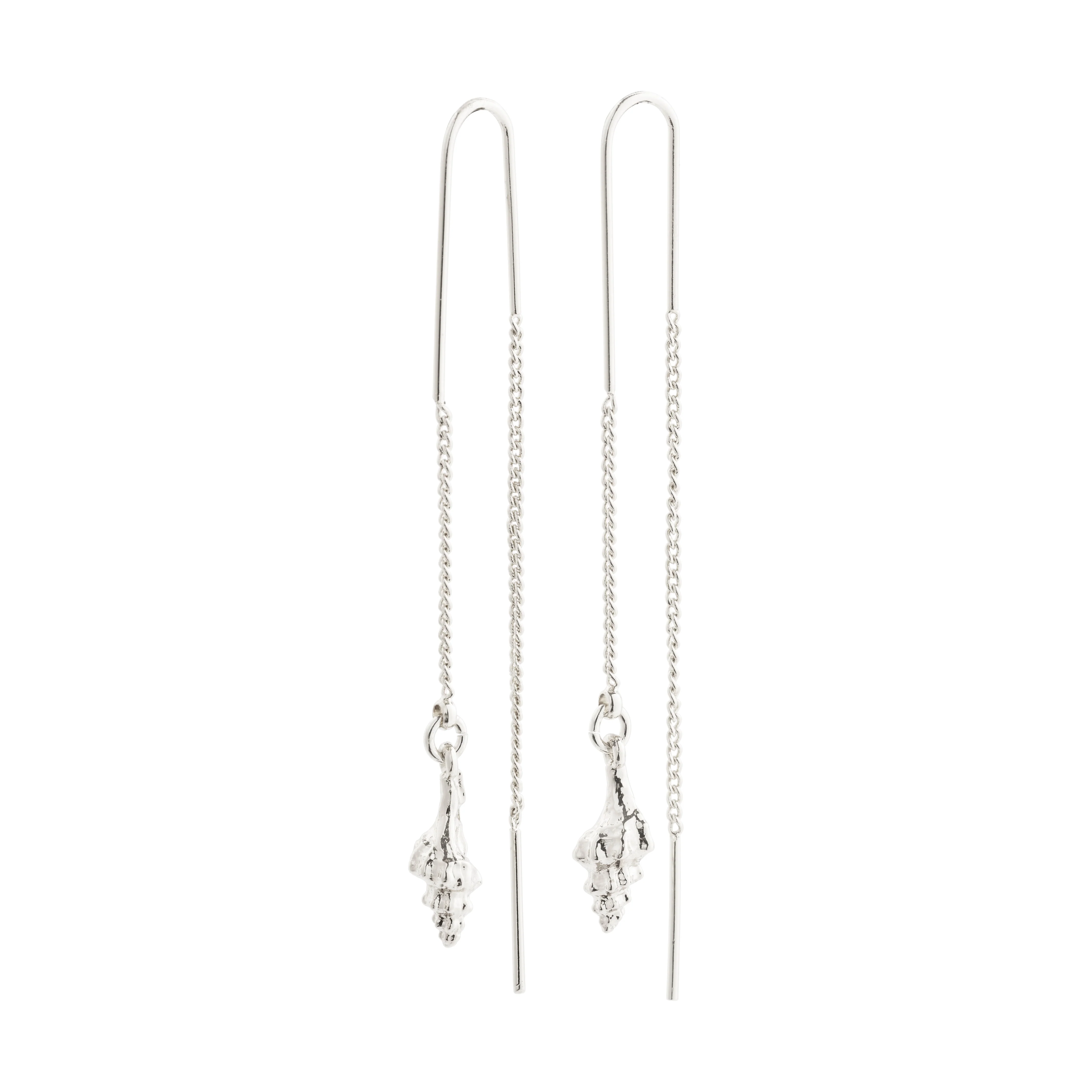 SEA chain earrings silver-plated