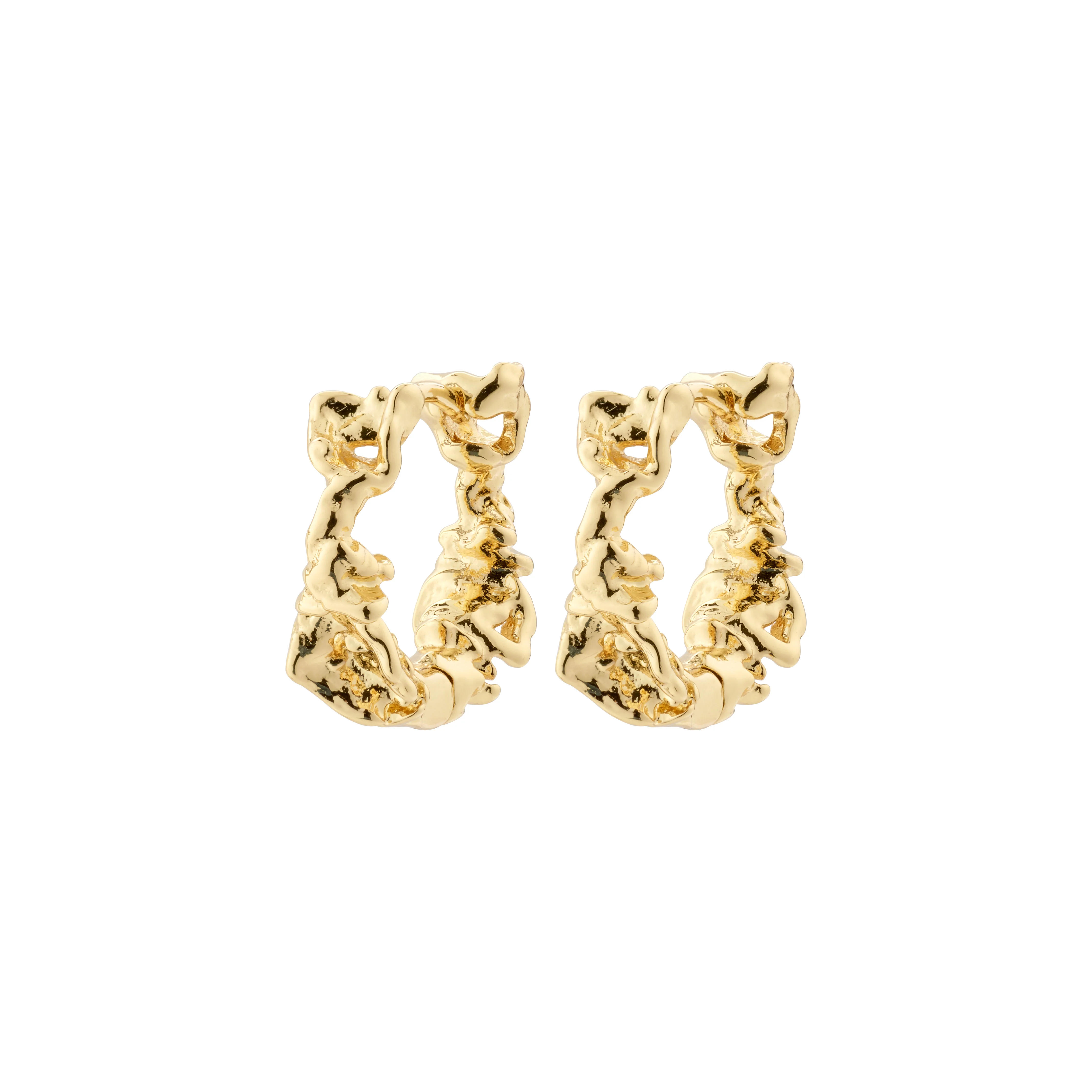TRUST hoop earrings gold-plated