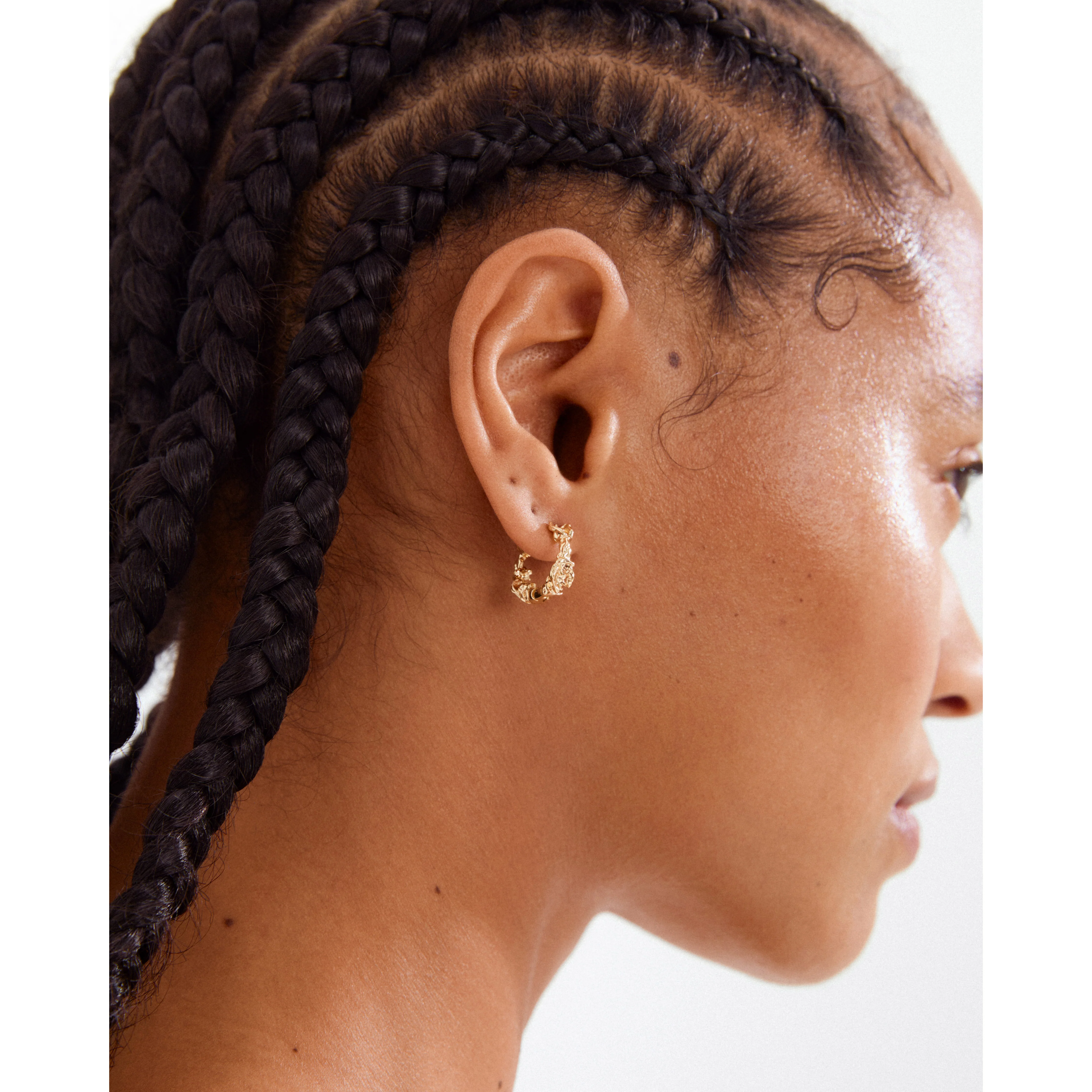 TRUST hoop earrings gold-plated - Image 3