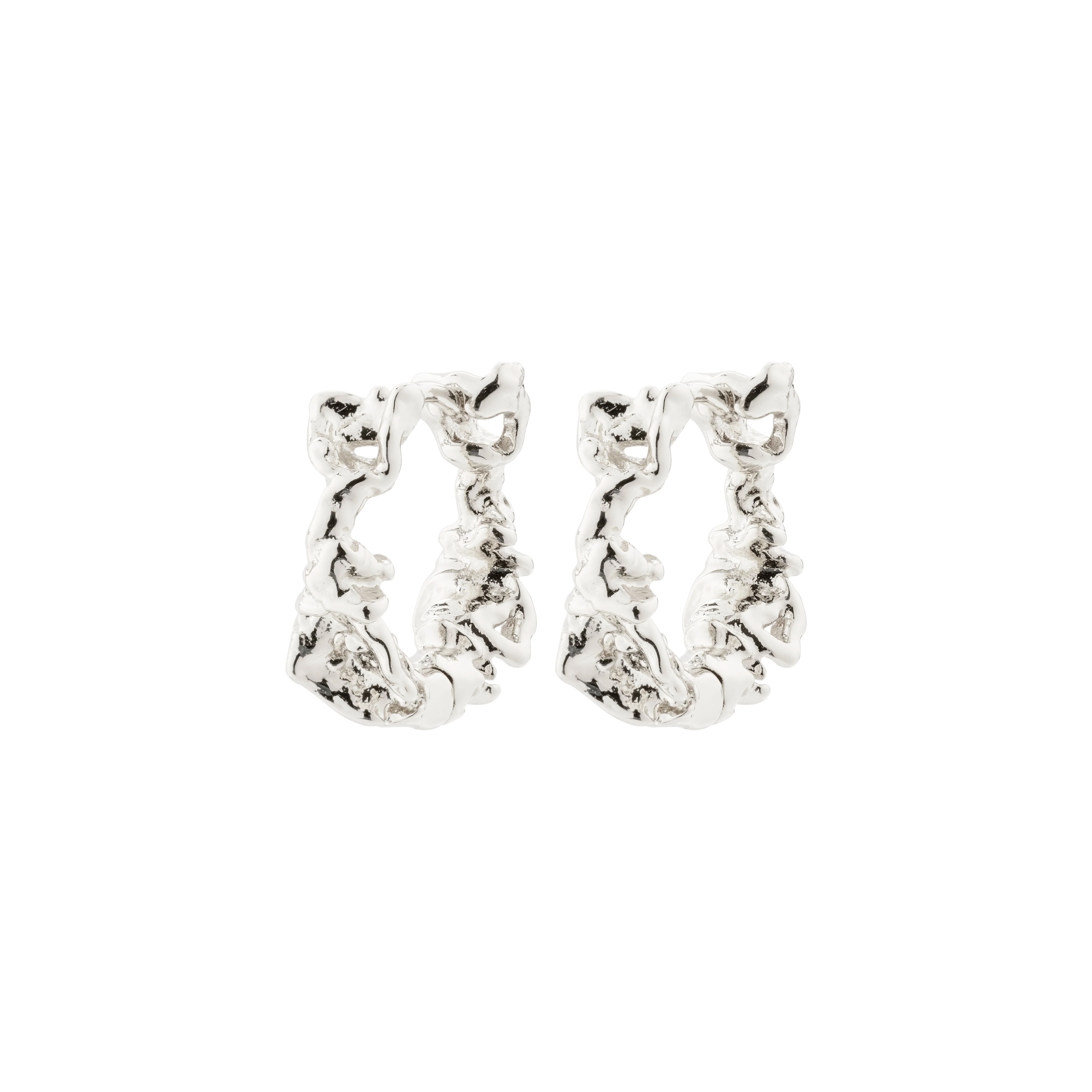 TRUST hoop earrings silver-plated