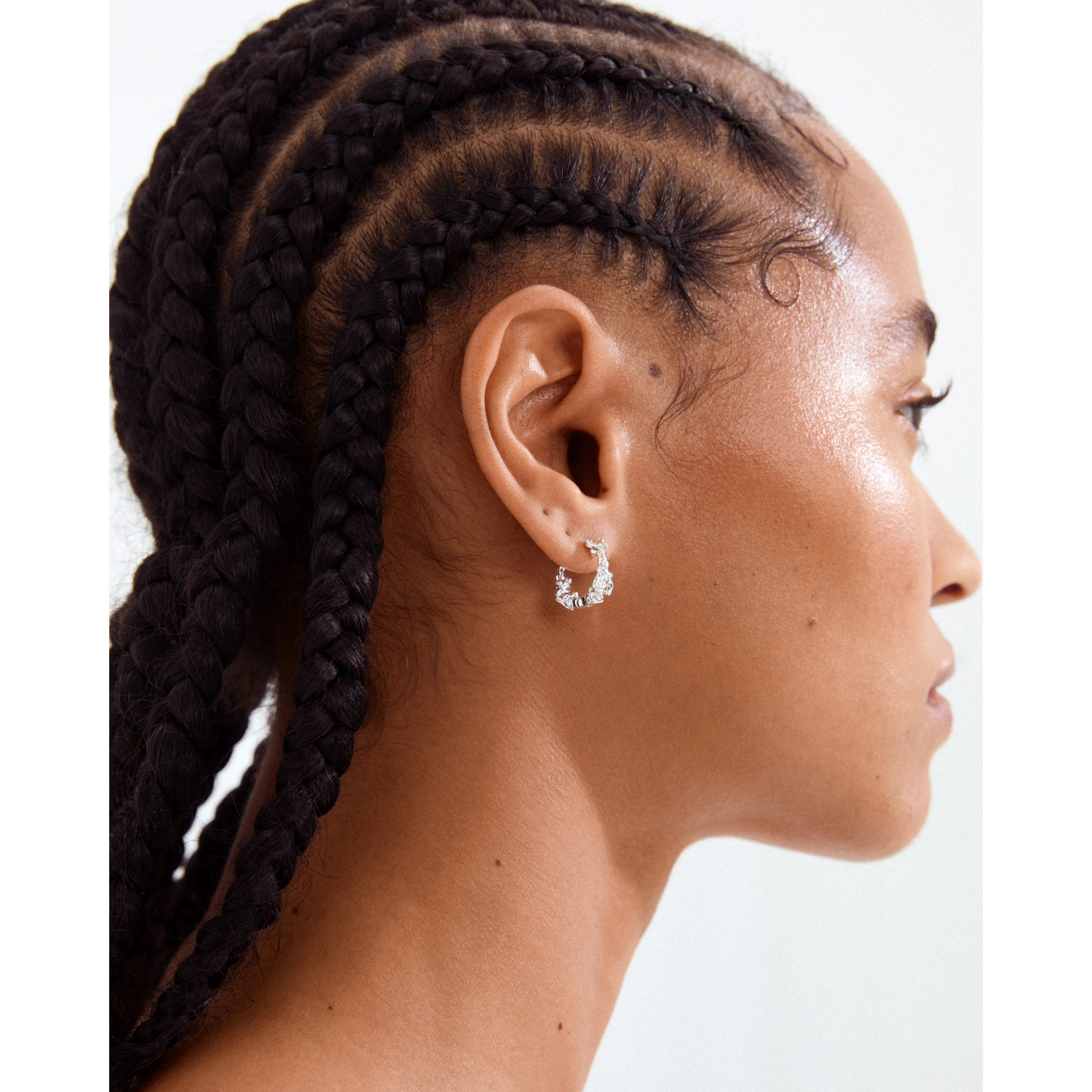 TRUST hoop earrings silver-plated - Image 3