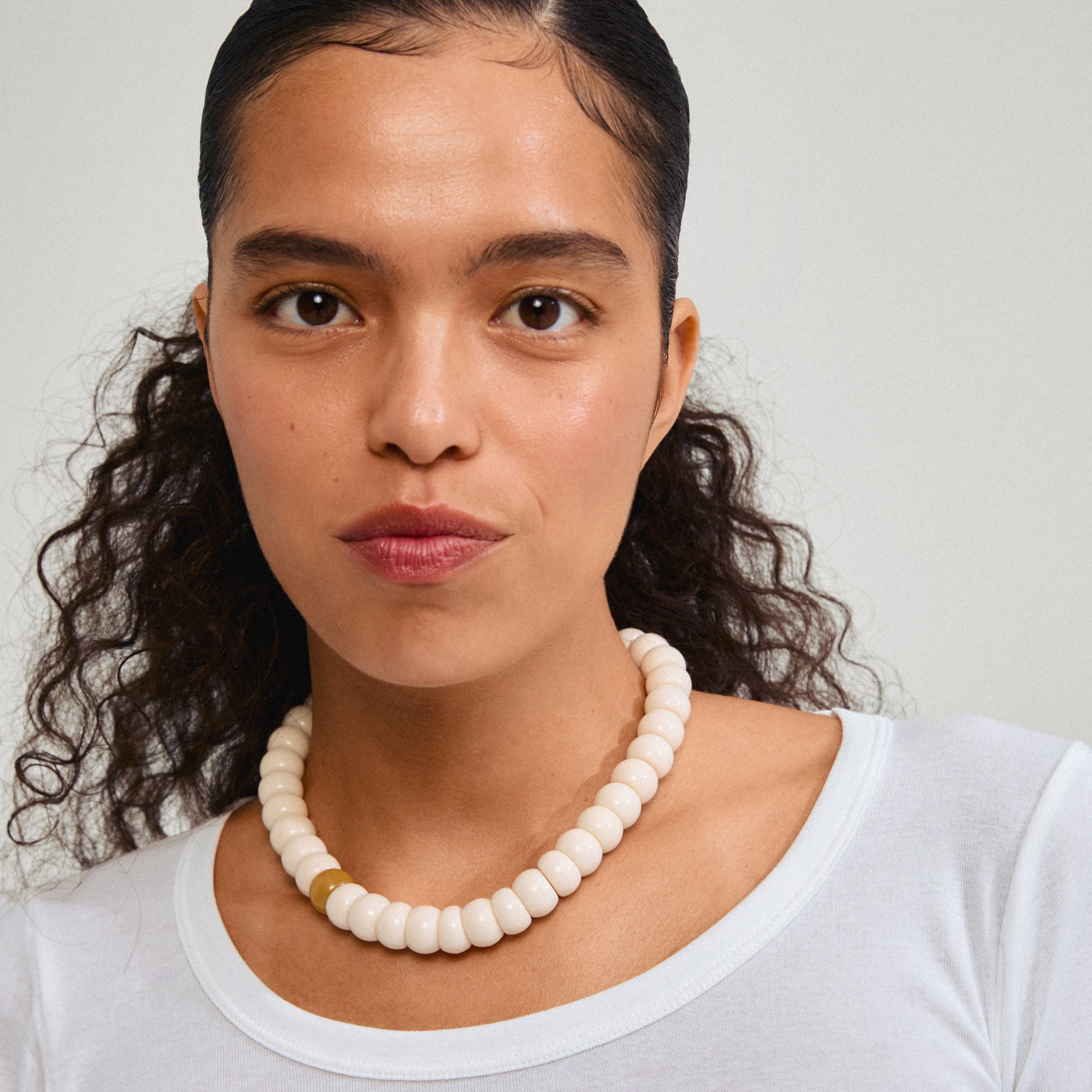 ECLIPSE necklace white/silver-plated - Image 3