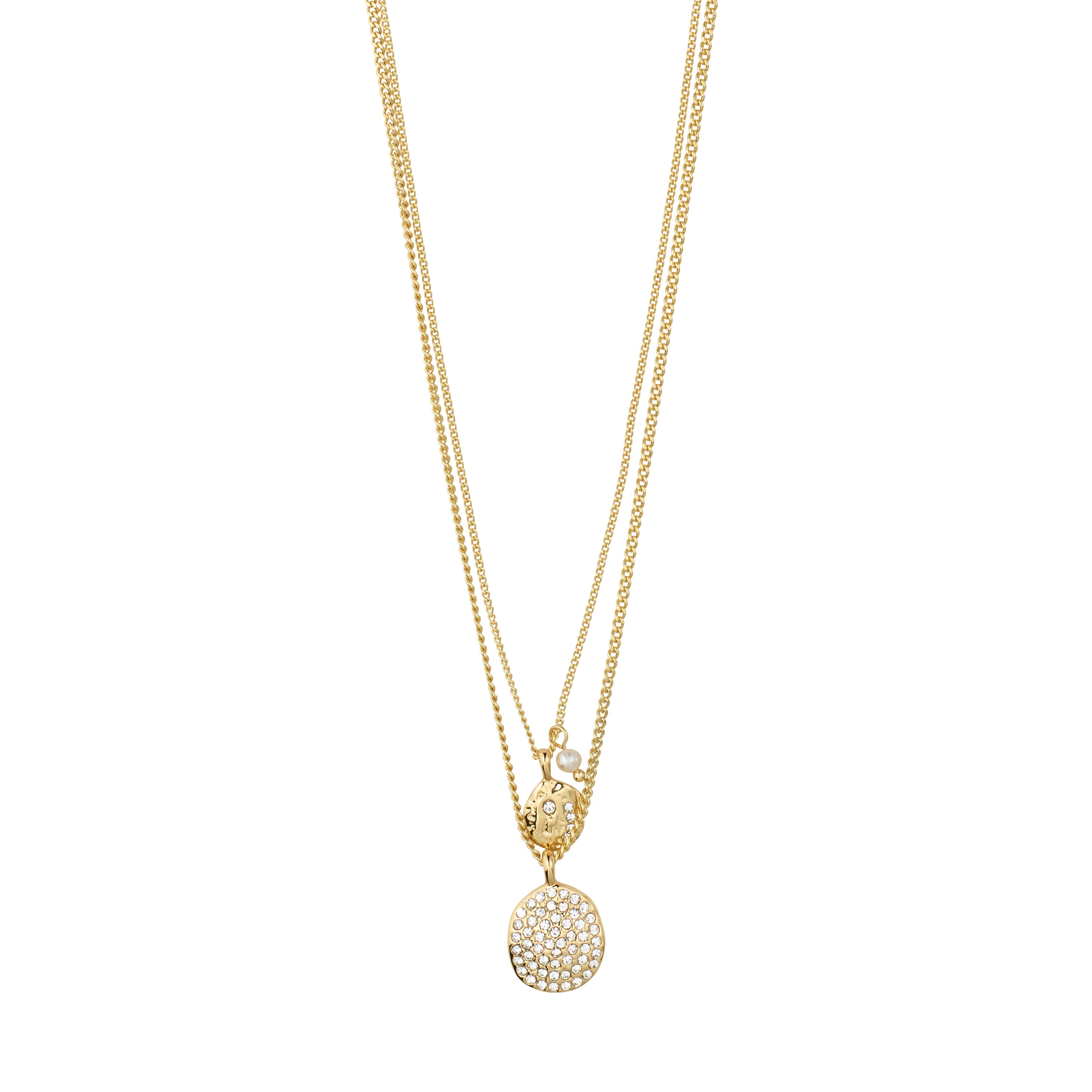 SHIFT necklace 2-in-1 set, gold-plated