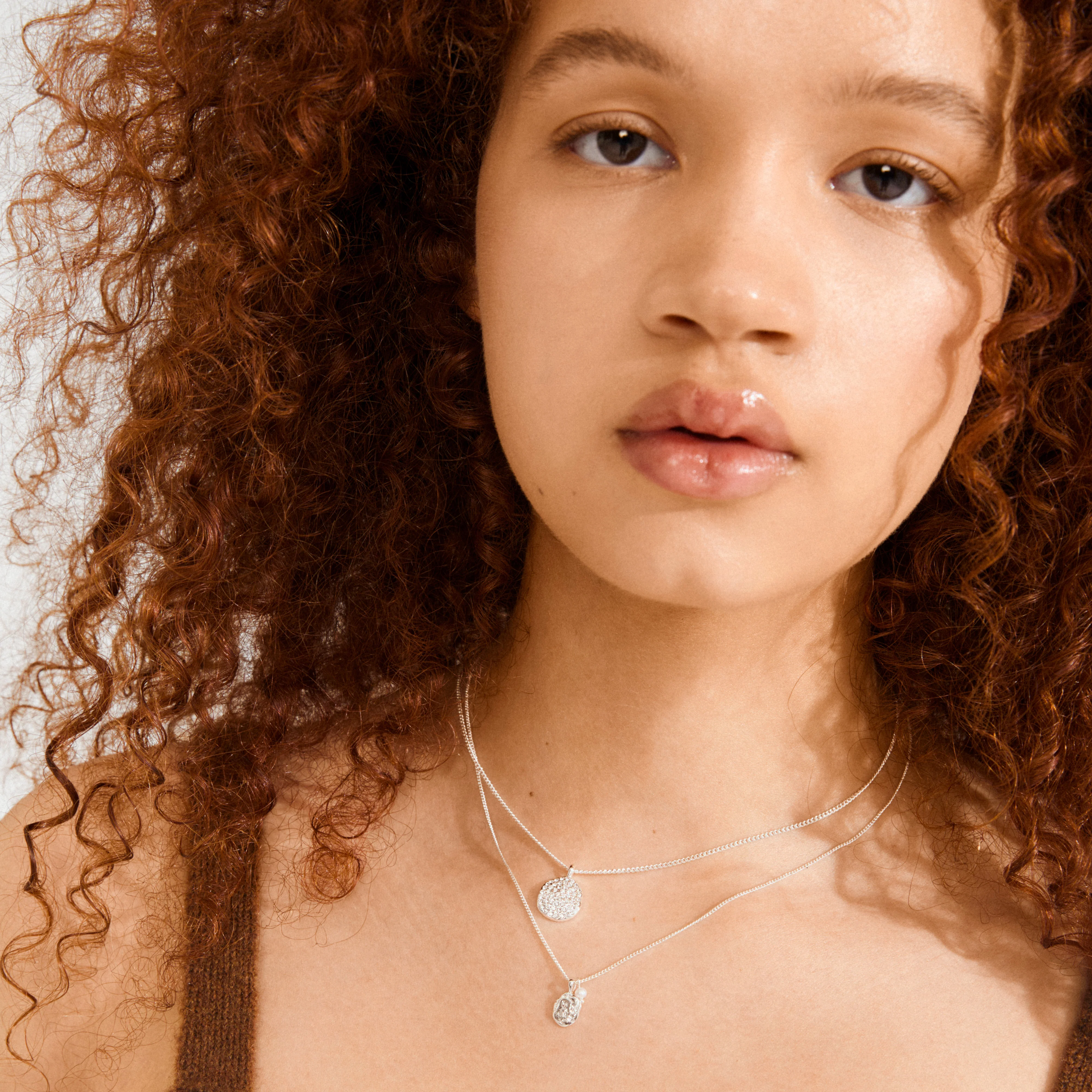SHIFT necklace 2-in-1 set, silver-plated - Image 3