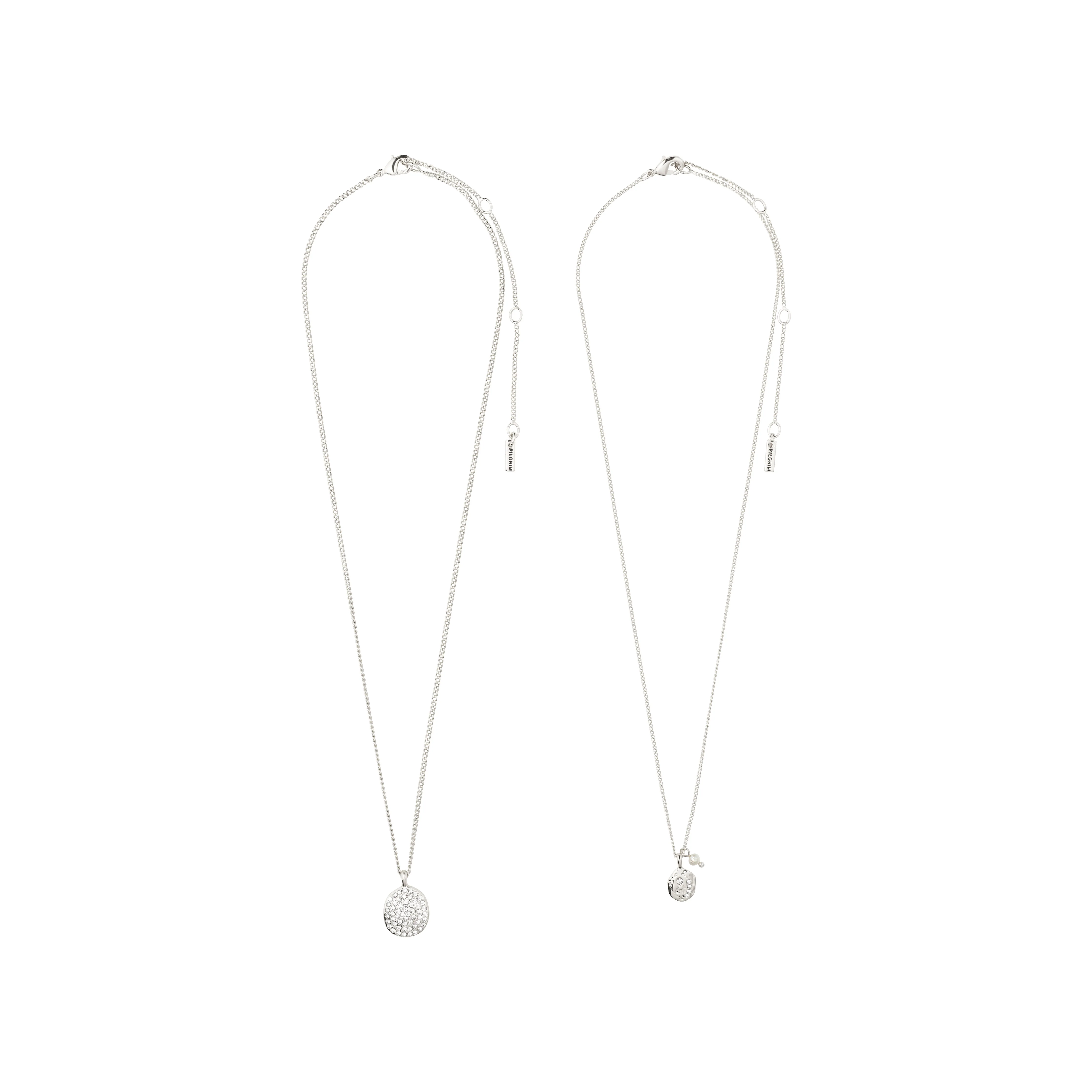 SHIFT necklace 2-in-1 set, silver-plated - Image 5