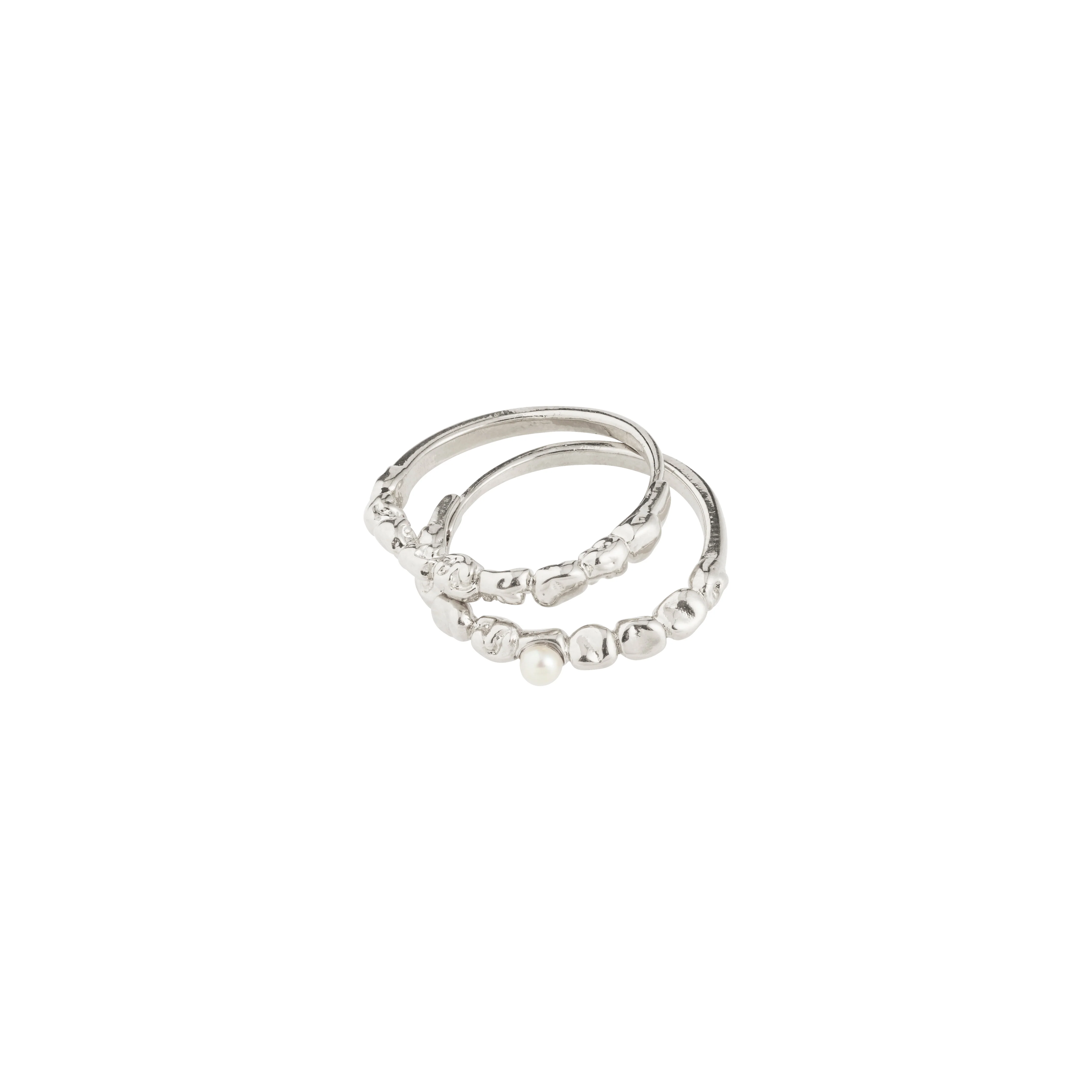 SHIFT ring silver-plated