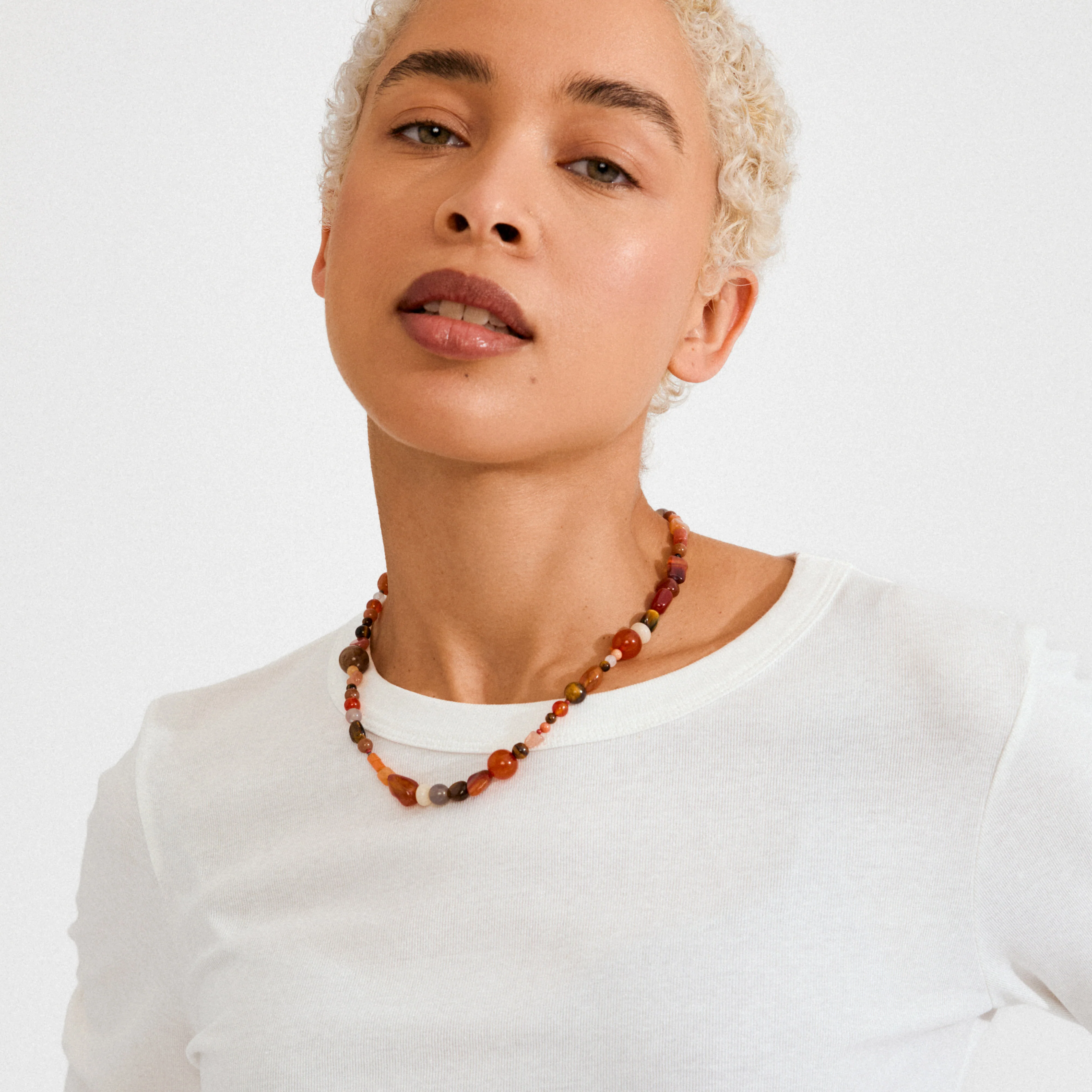 IRIS necklace gold-plated/multi - Image 2