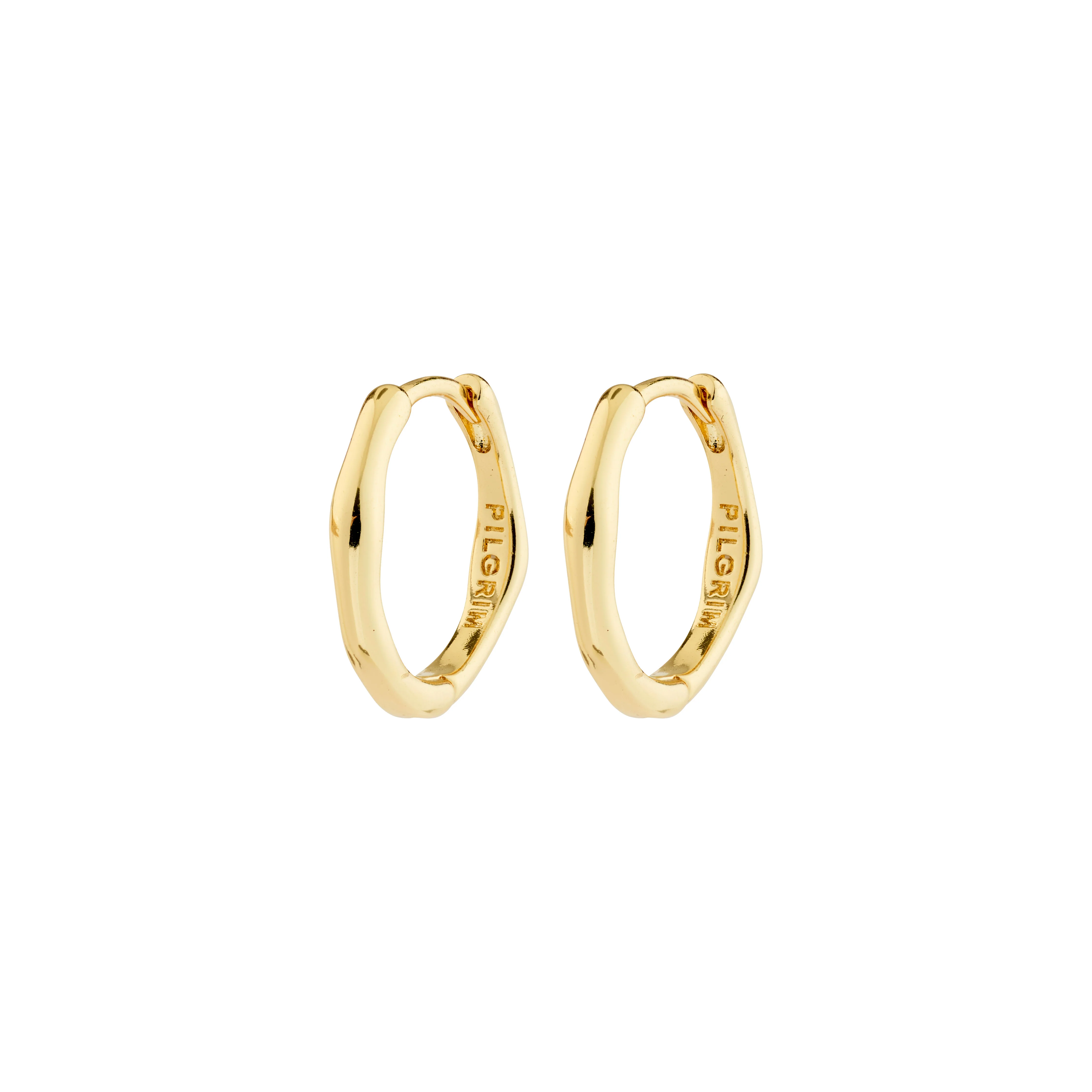 NOVA hoop earrings gold-plated