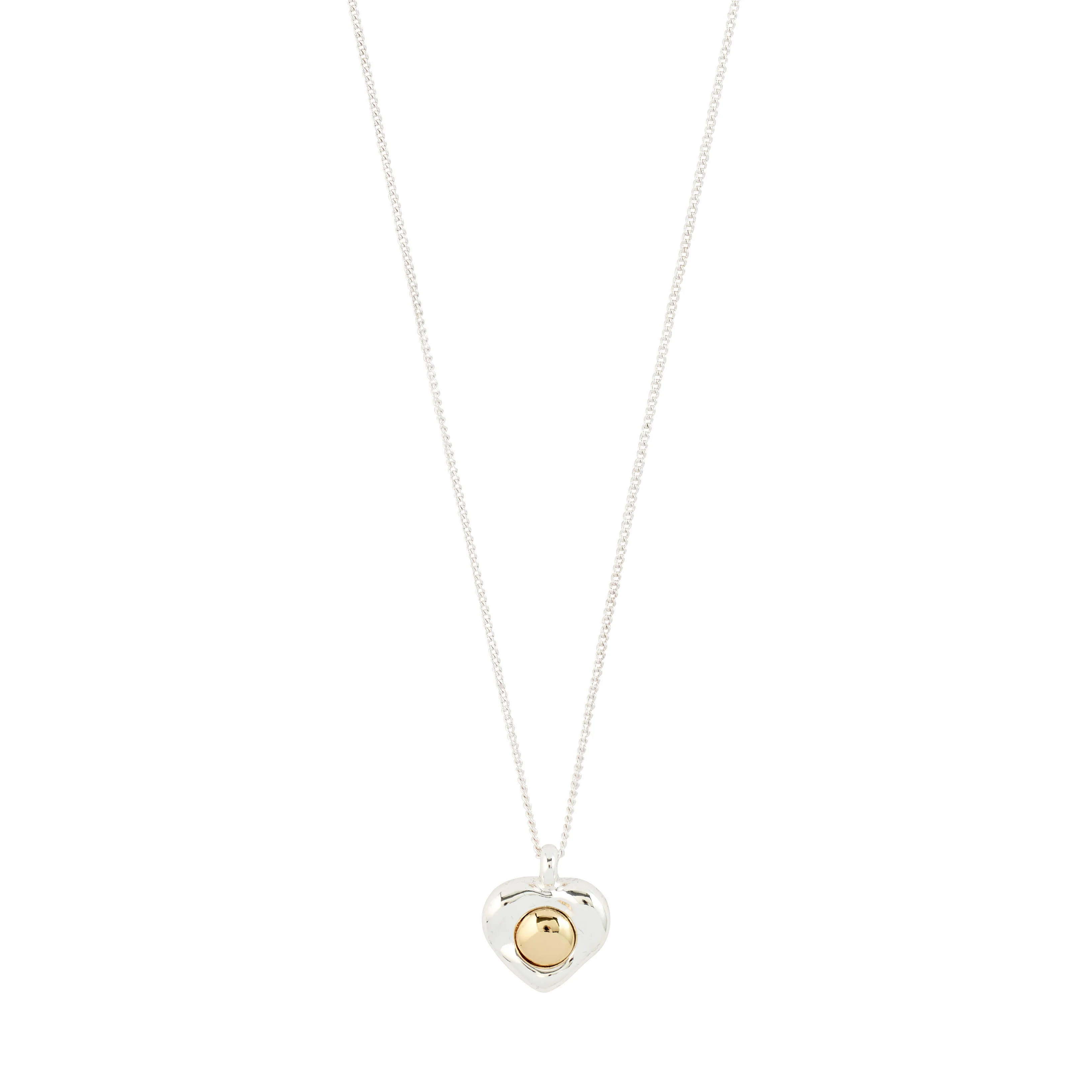NOVA heart necklace silver-plated