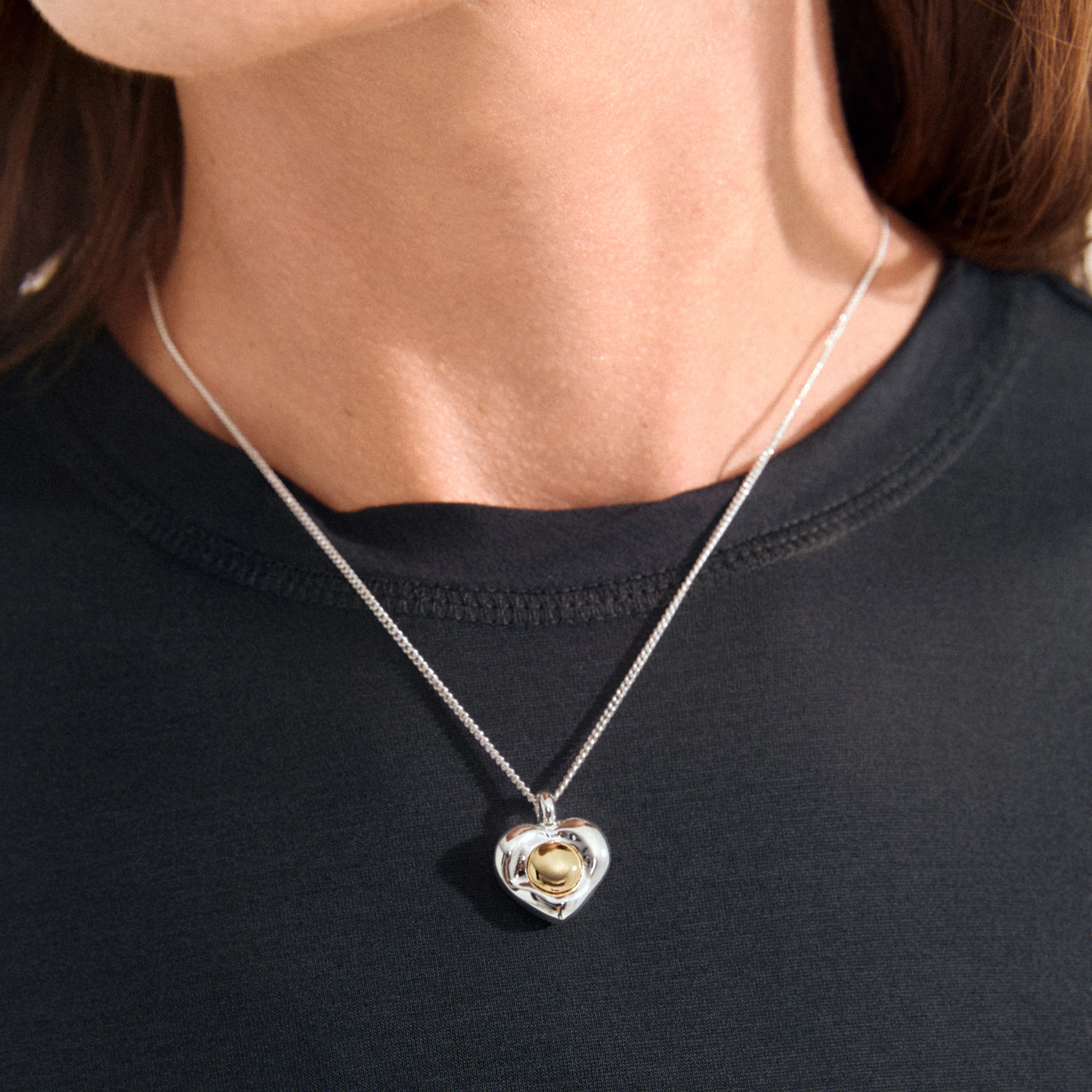 NOVA heart necklace silver-plated - Image 3