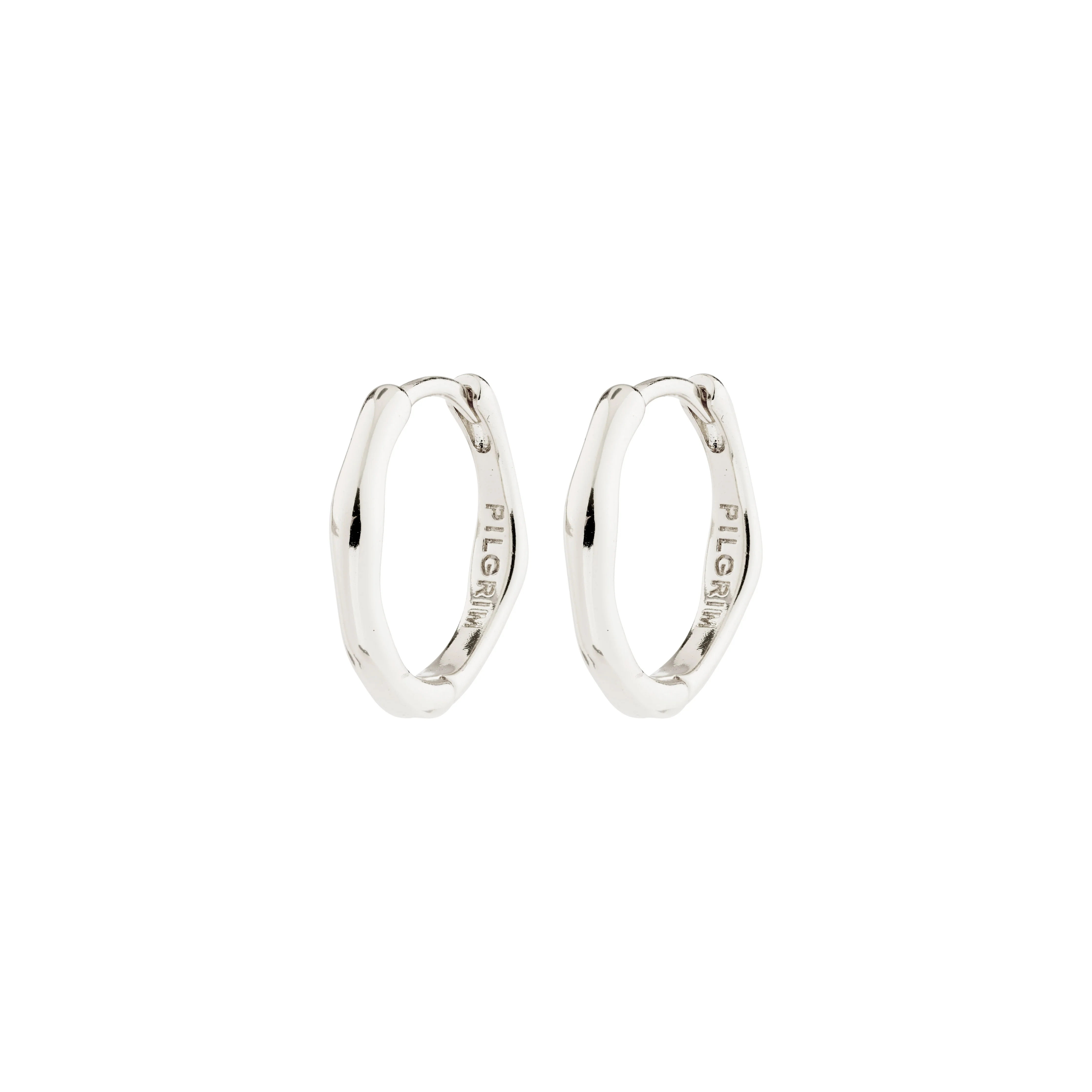 NOVA hoop earrings silver-plated