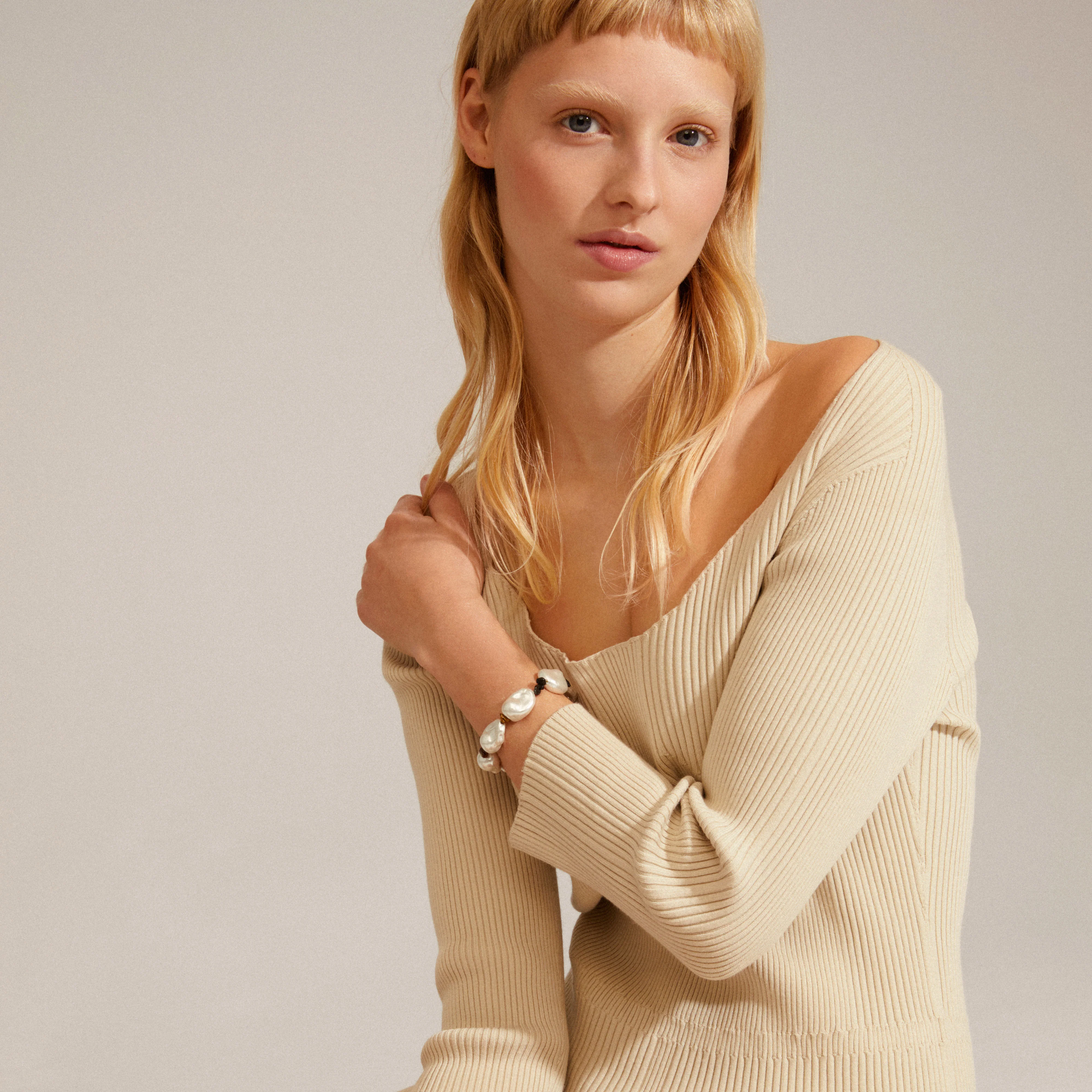 RHYTHM pearl bracelet gold-plated - Image 2