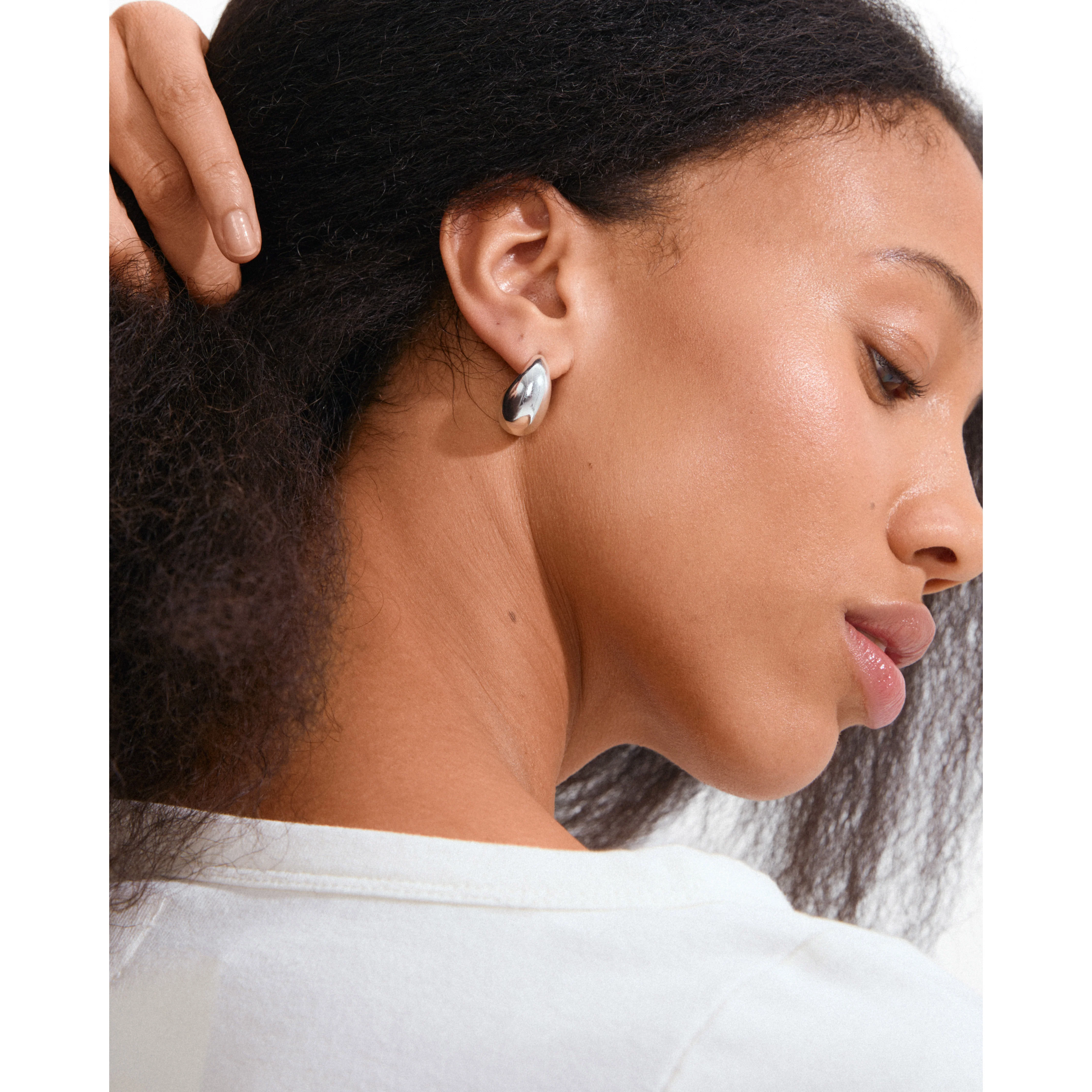 INTENT earrings silver-plated - Image 3