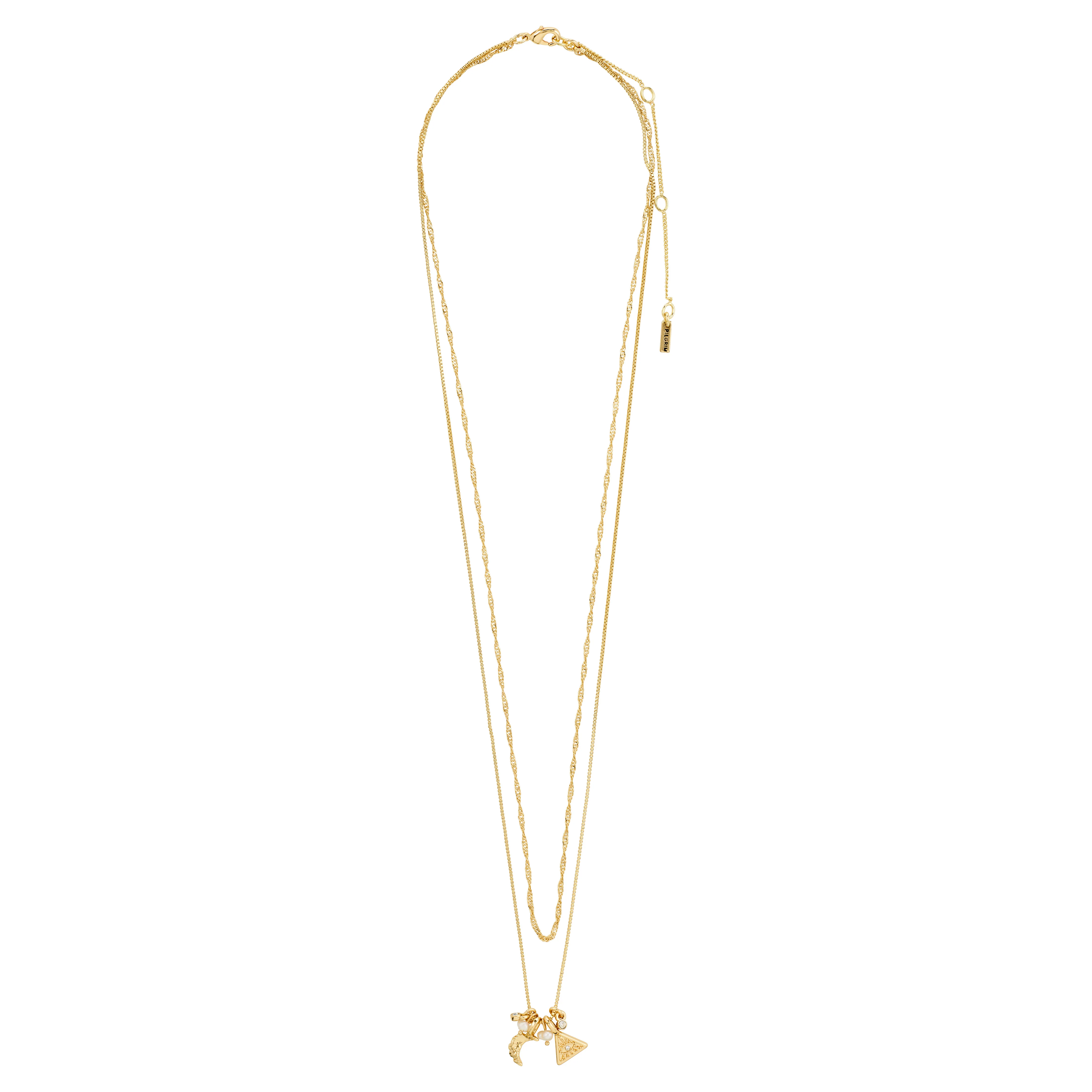 BETWEEN necklace 2-in-1 gold-plated - Image 4