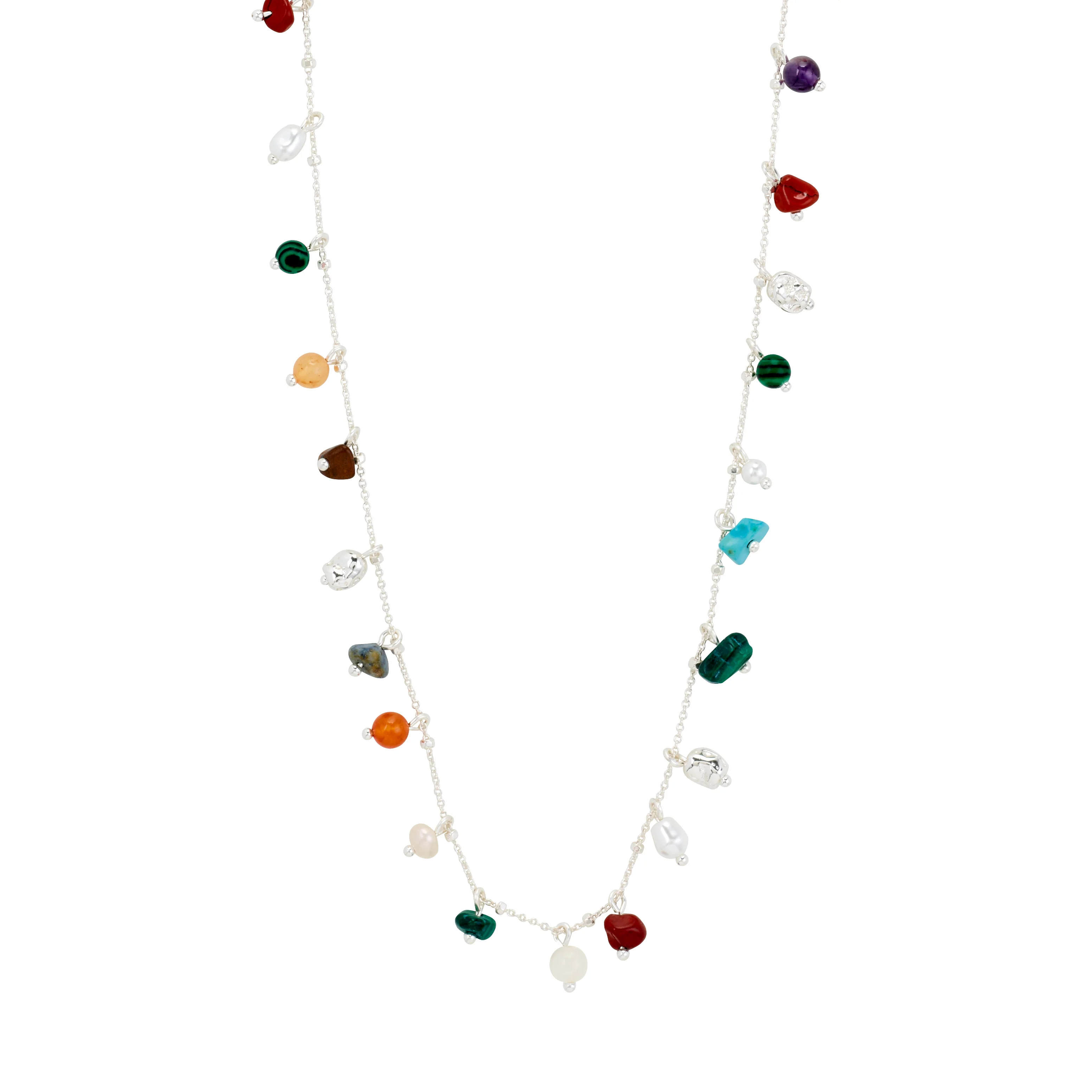 BETWEEN necklace silver-plated