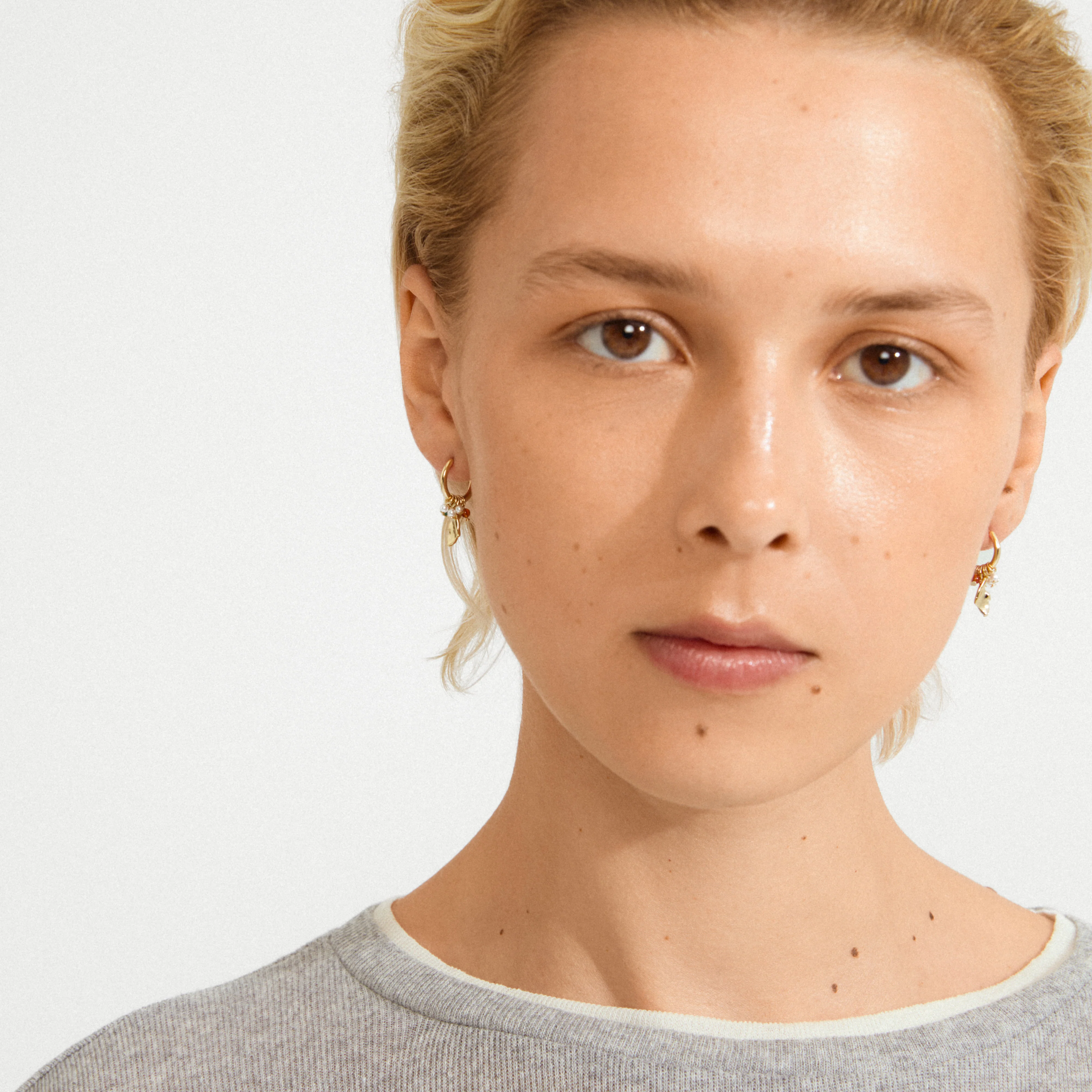 SENSE earrings gold-plated/multi - Image 2