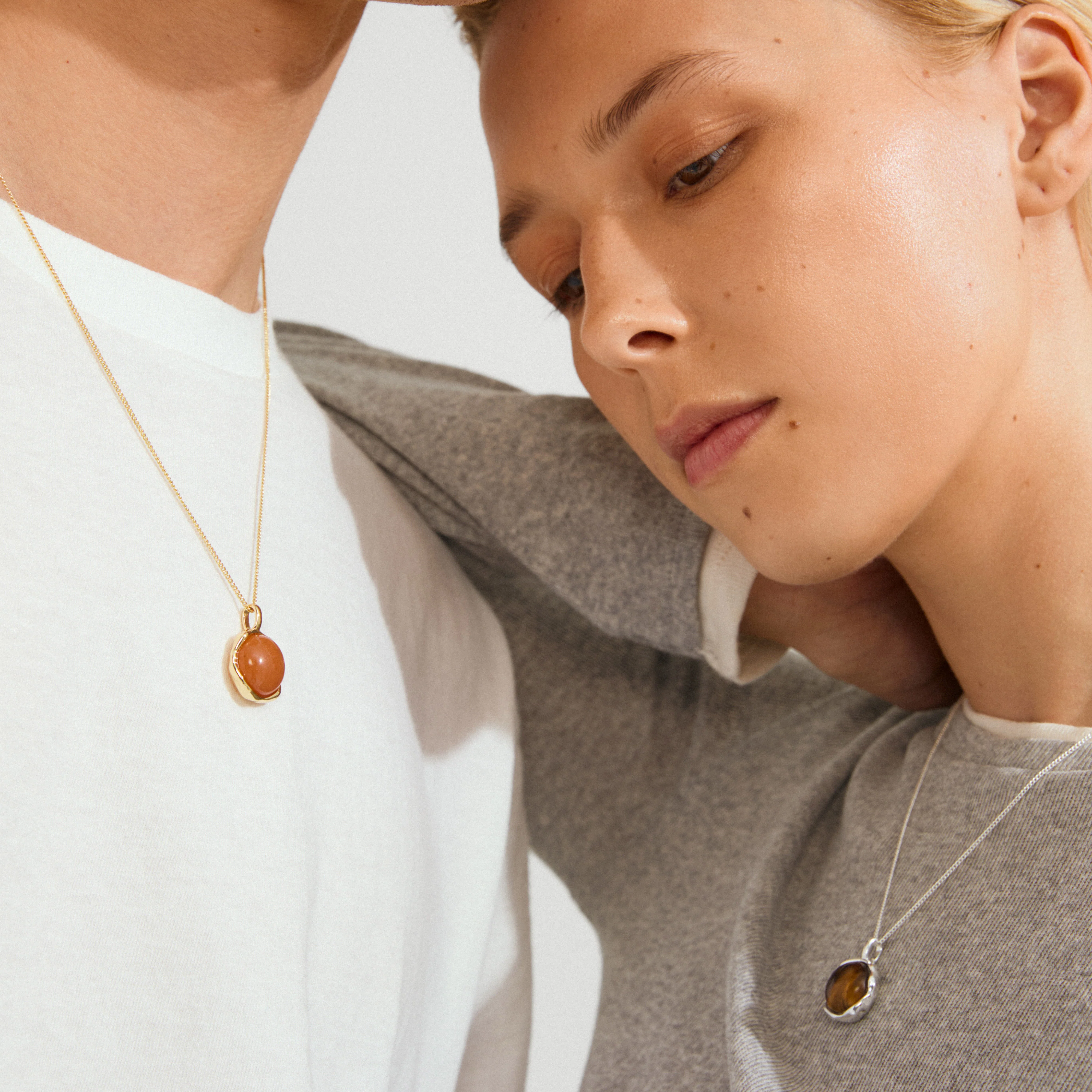 SENSE necklace gold-plated/aventurine - Image 3