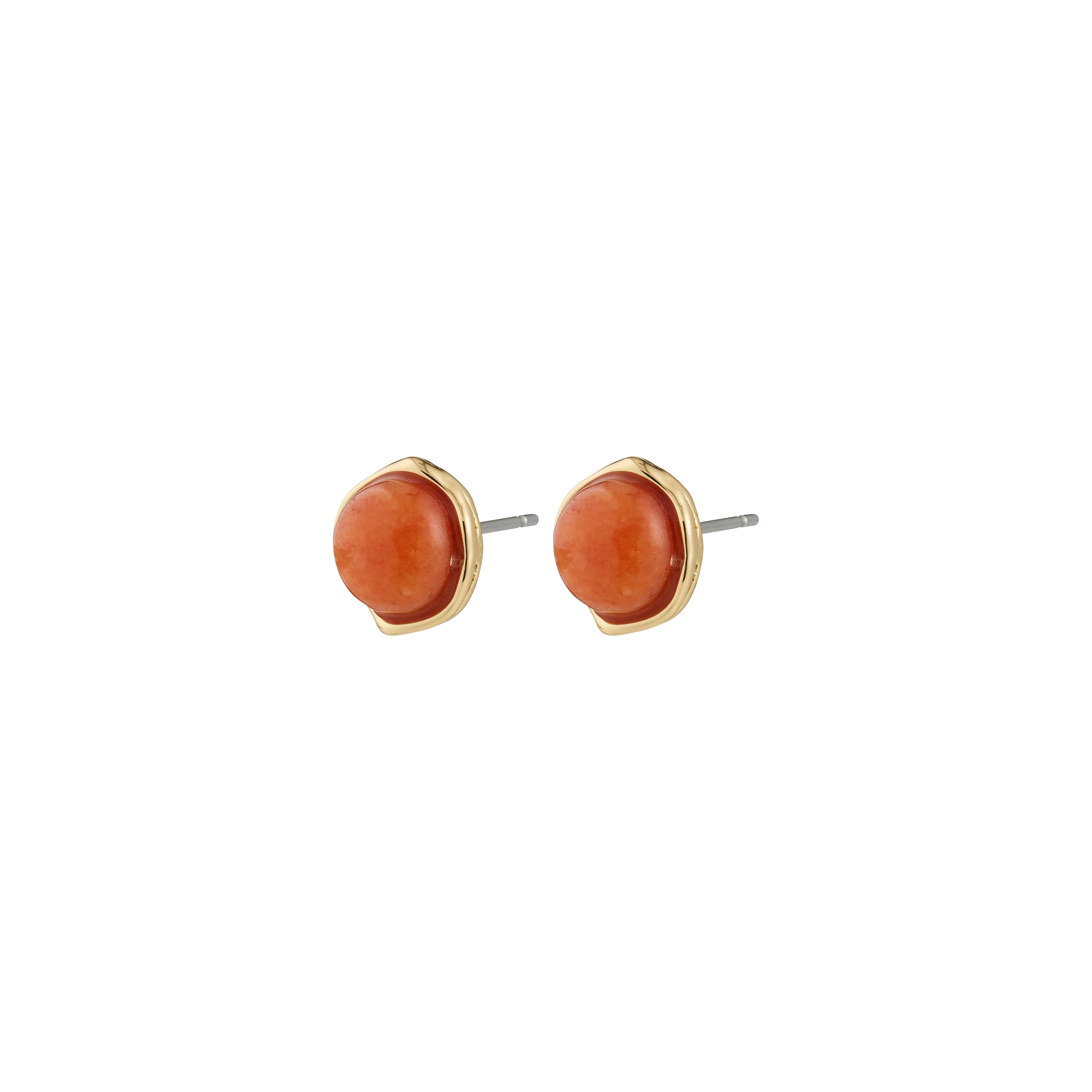 SENSE earrings gold-plated/aventurine