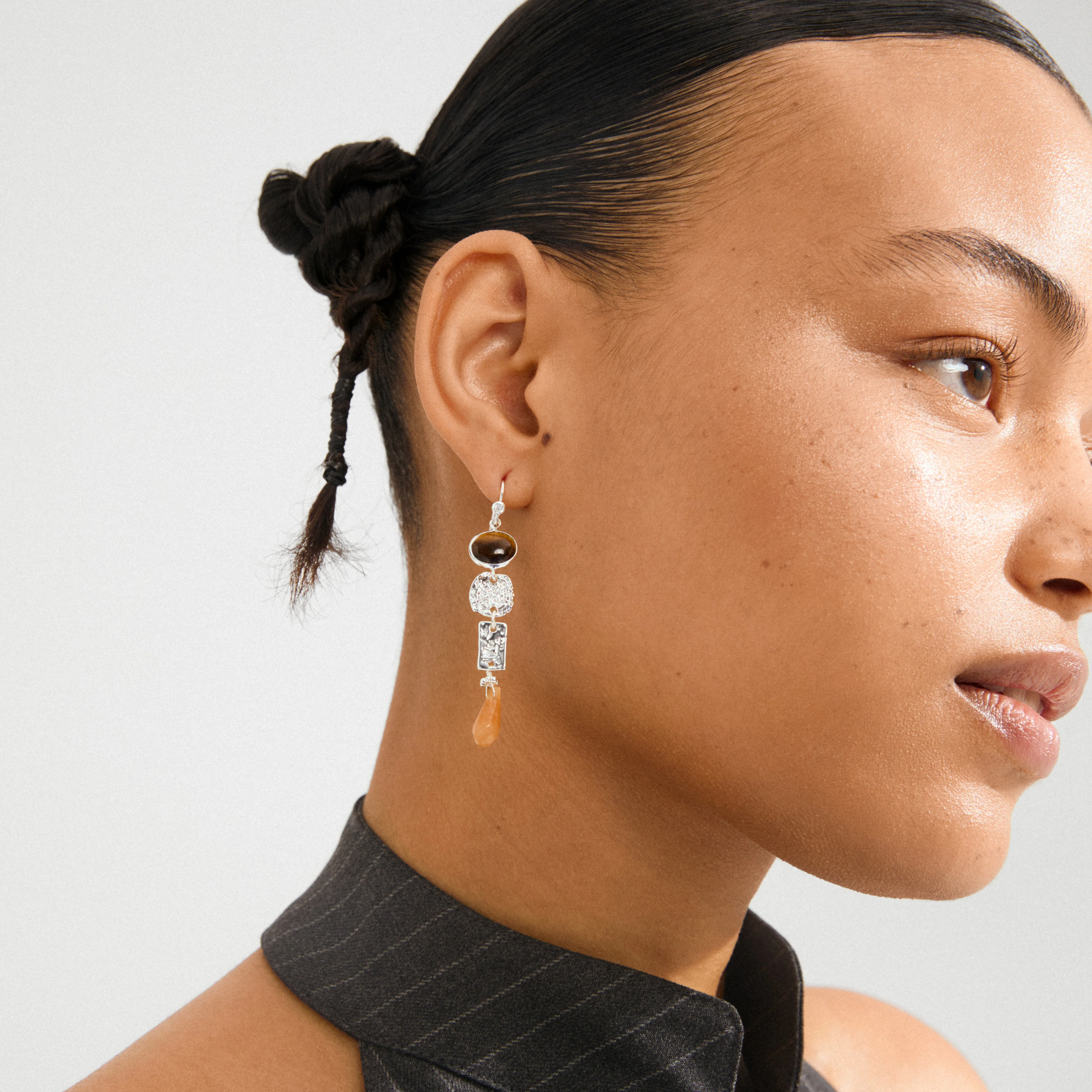 SENSE earrings silver-plated/multi - Image 2