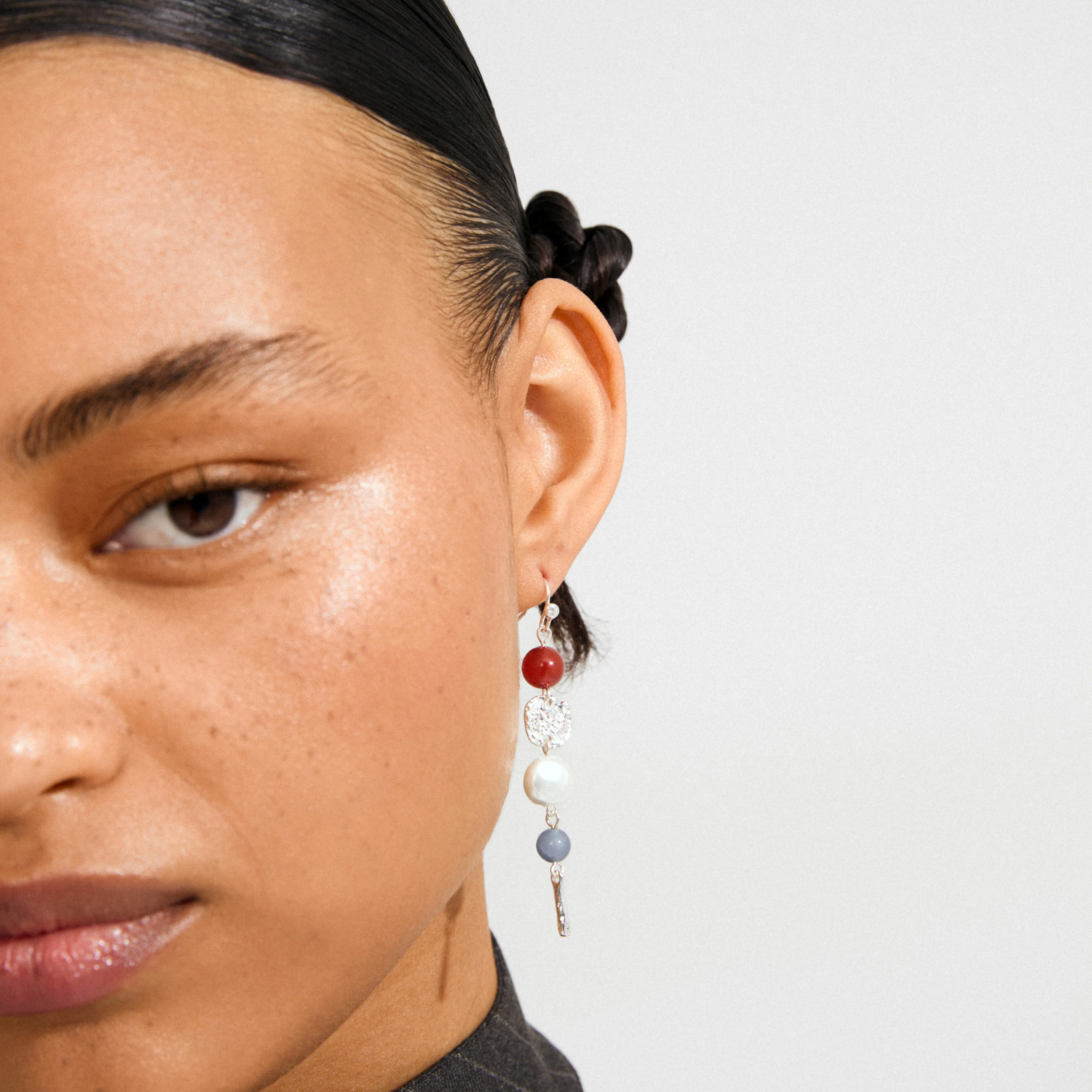 SENSE earrings silver-plated/multi - Image 3