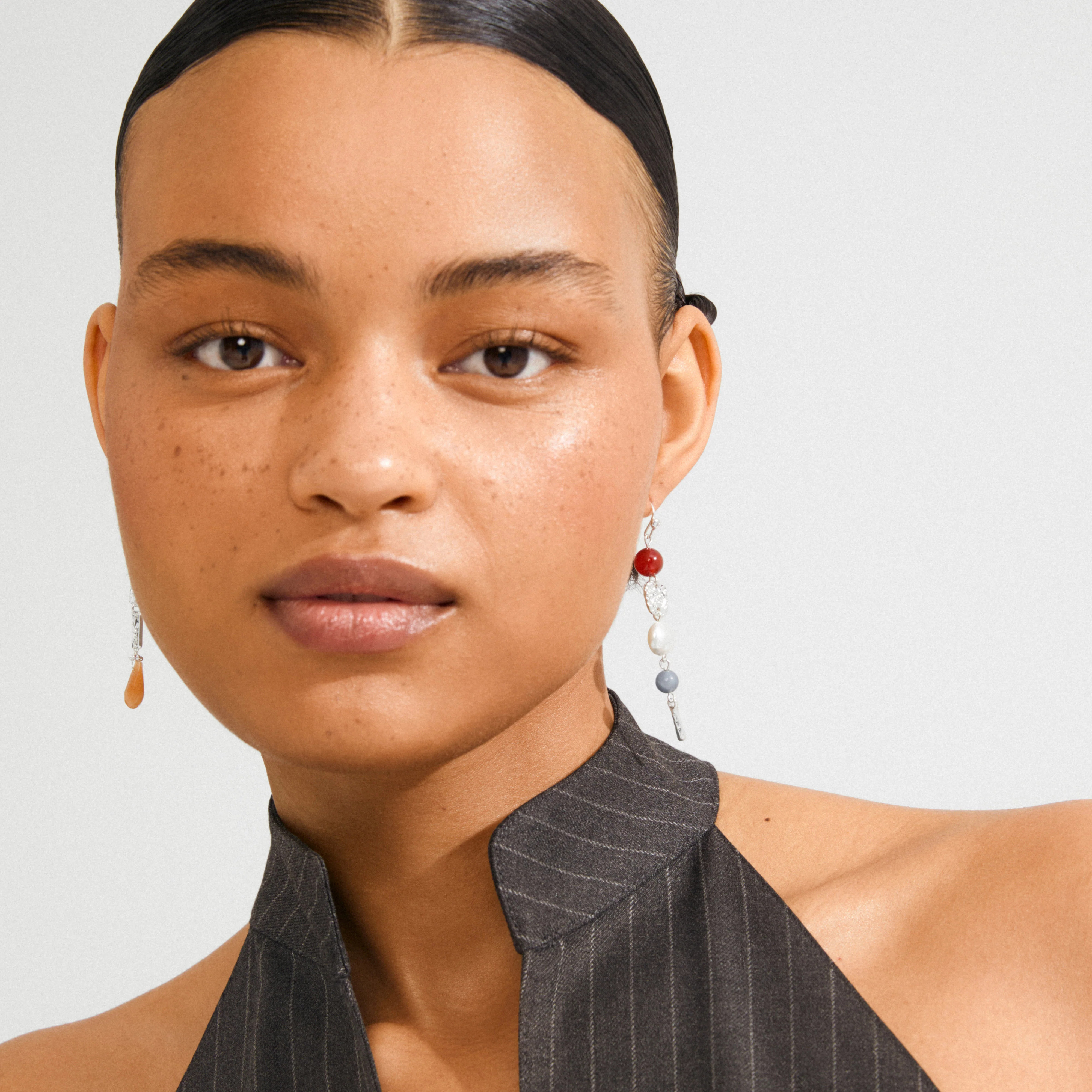 SENSE earrings silver-plated/multi - Image 4