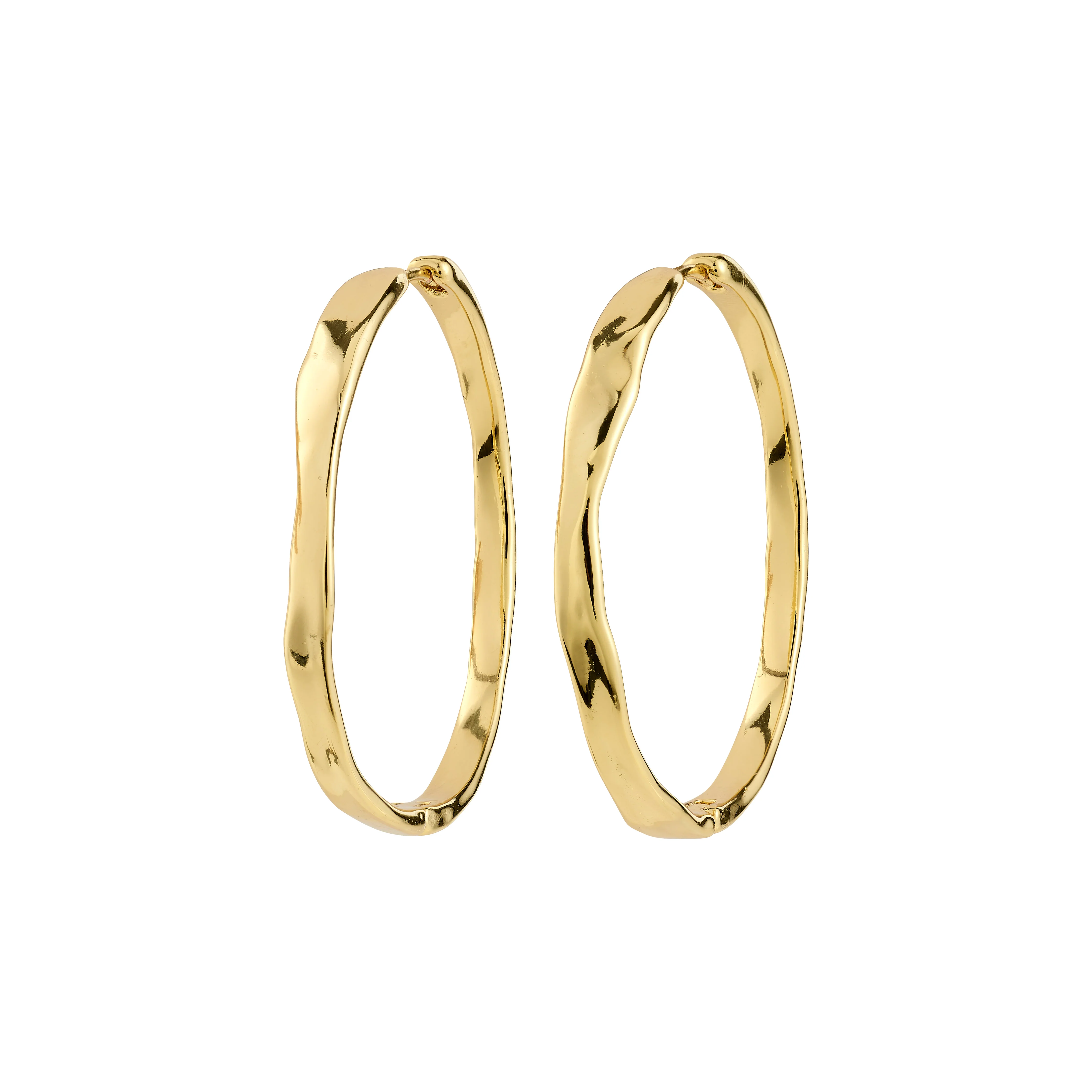 EMBER hoop earrings gold-plated