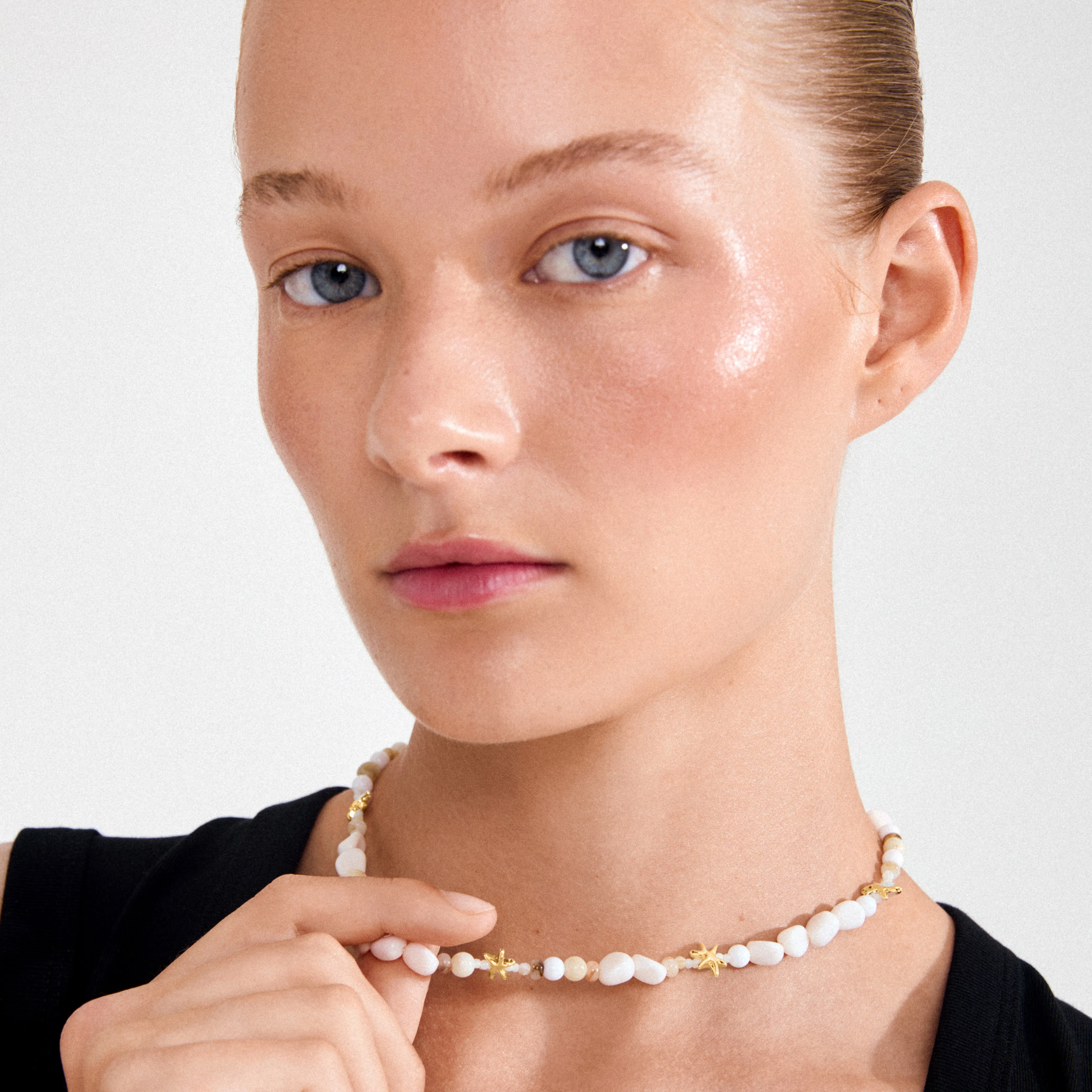 PRISM necklace white/gold-plated - Image 3
