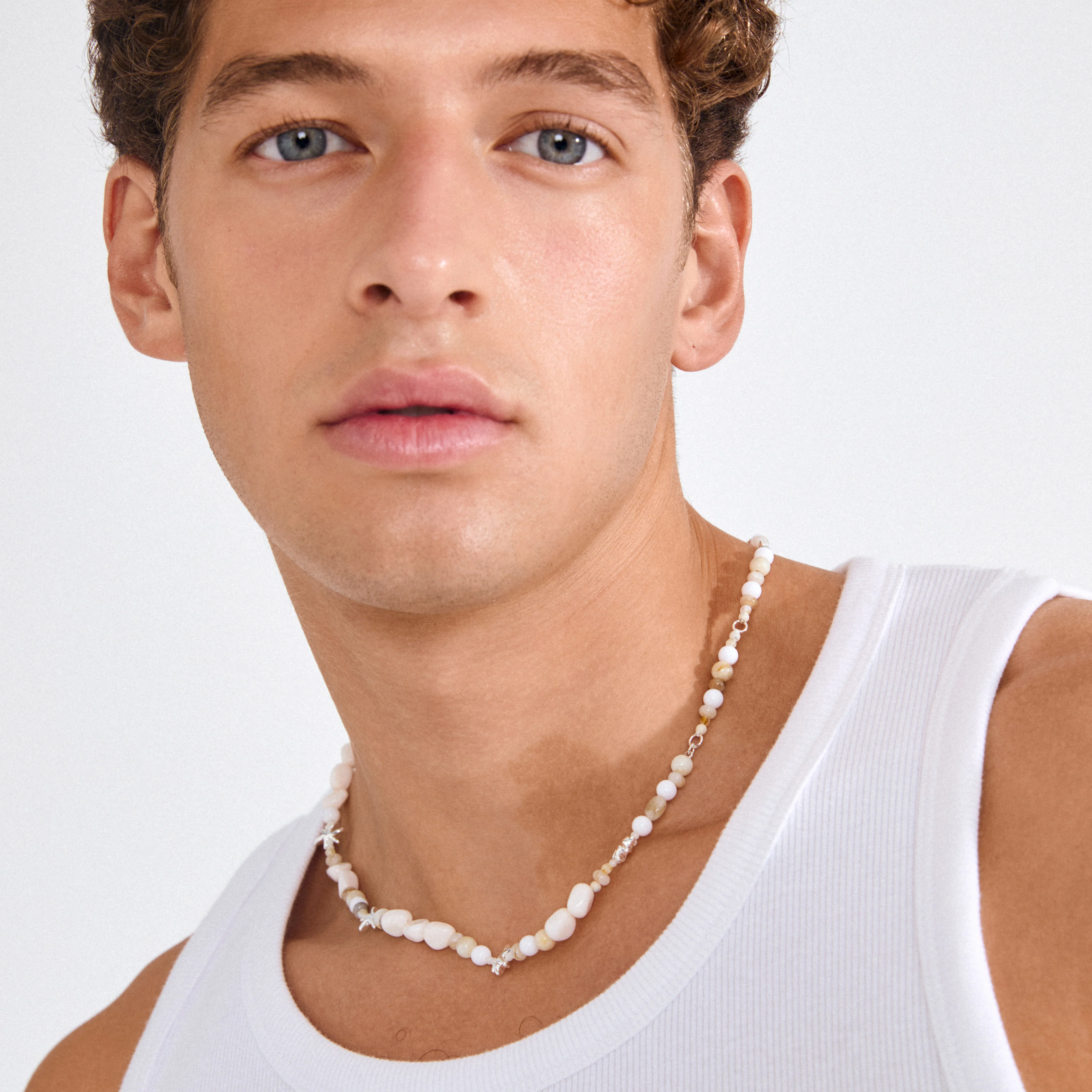 PRISM necklace white/silver-plated - Image 4